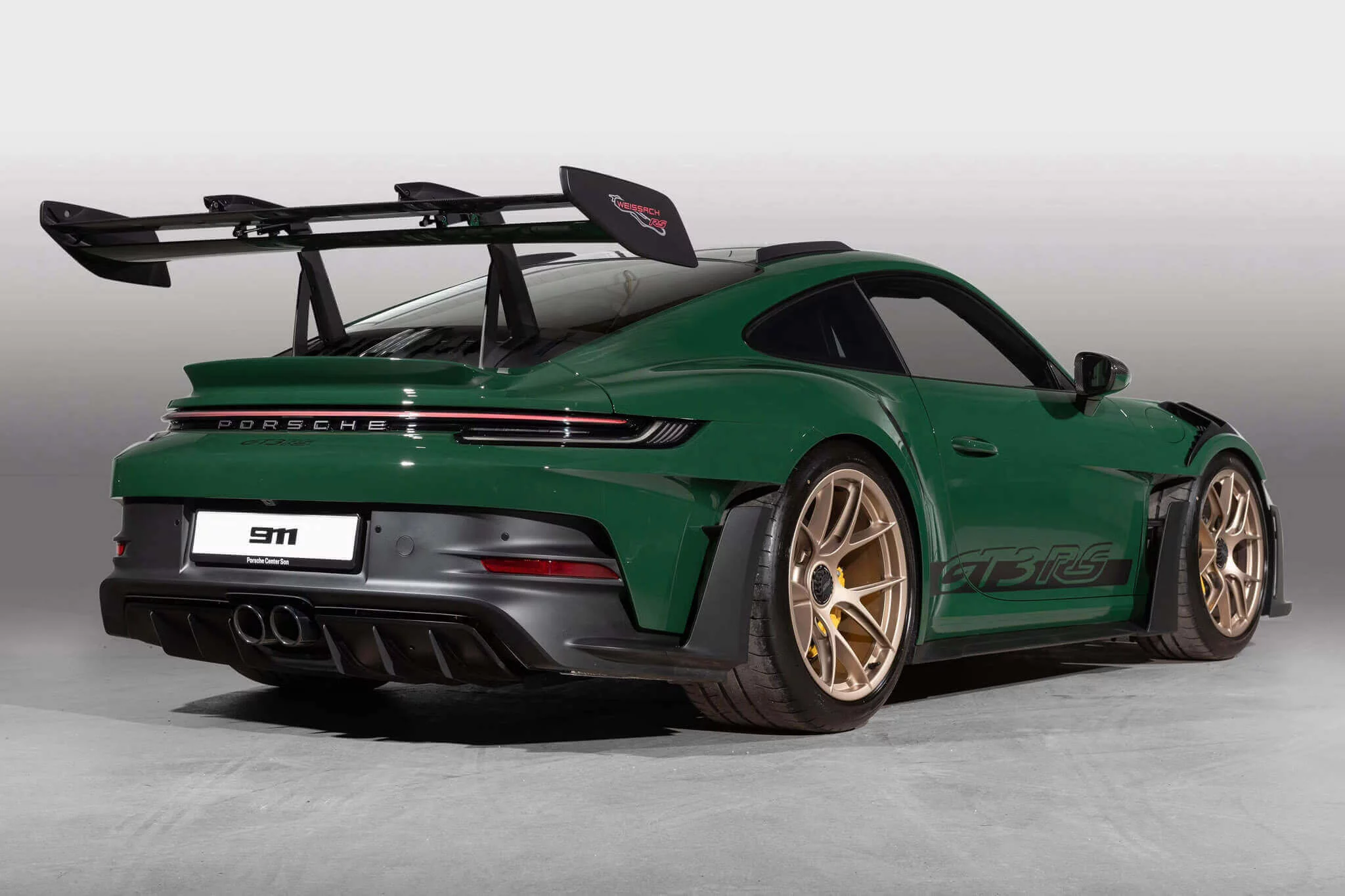 British Racing Green Porsche 911 GT3 RS