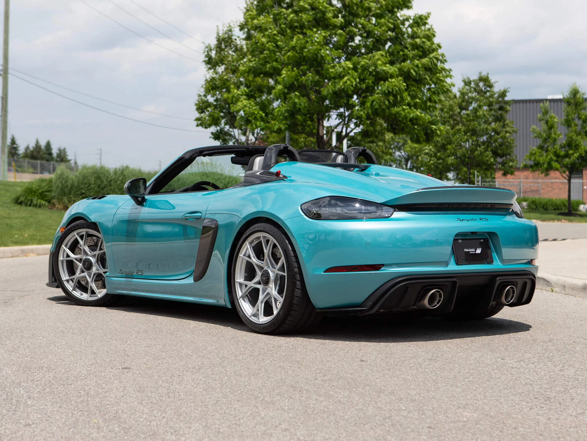 Ipanema Blue Metallic Porsche 718 Spyder RS