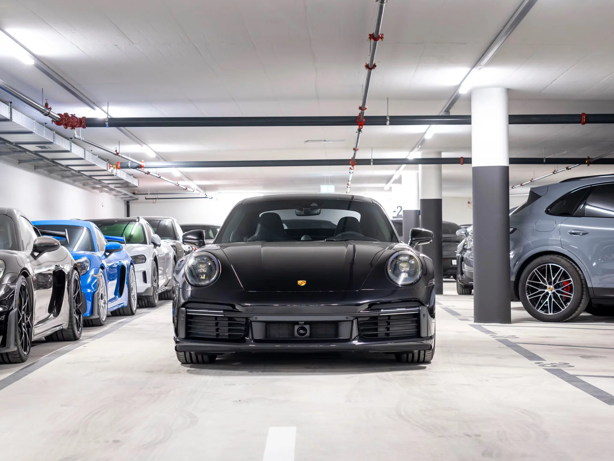 Jet Black Metallic Porsche 911 Turbo
