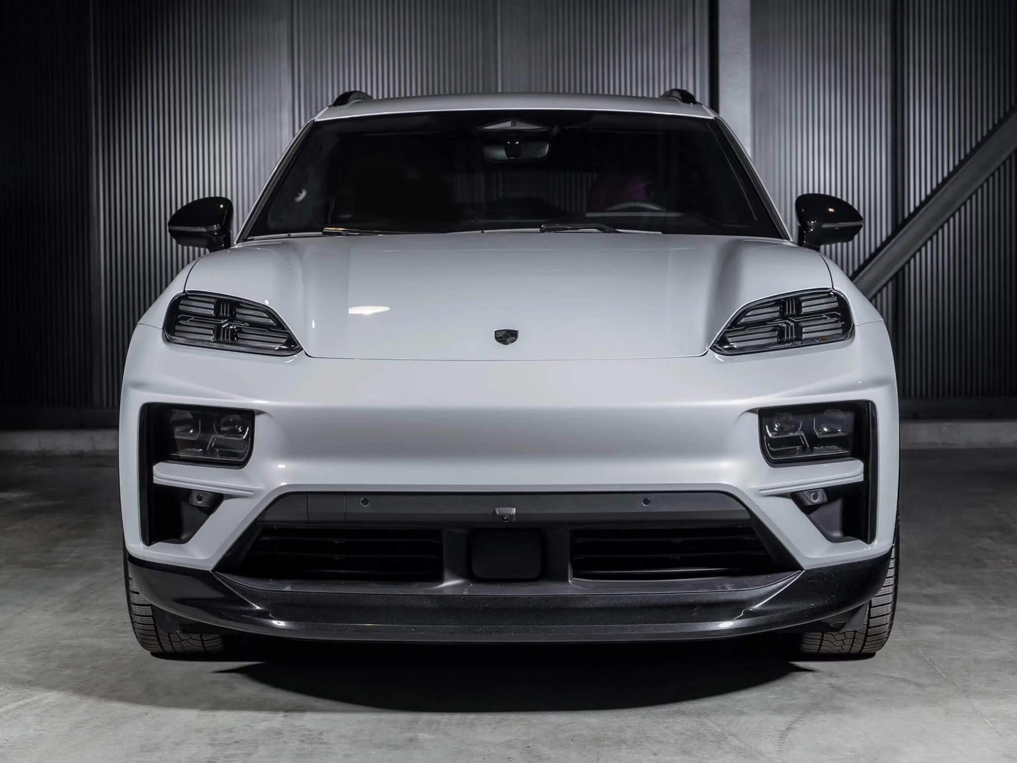 Ice Grey Metallic Porsche Macan Electric