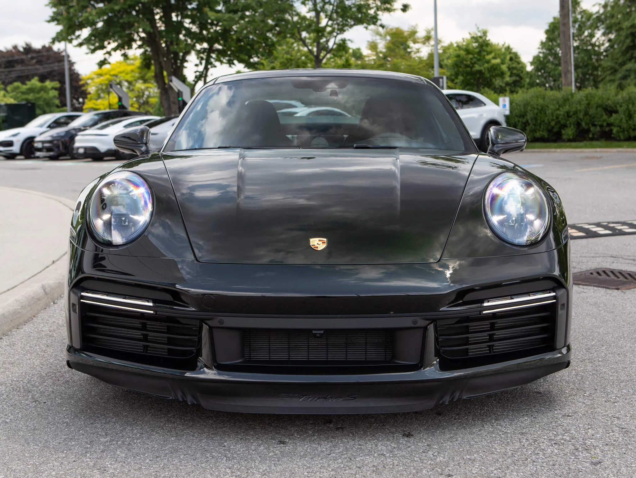 Dark Olive Metallic Porsche 911 Turbo