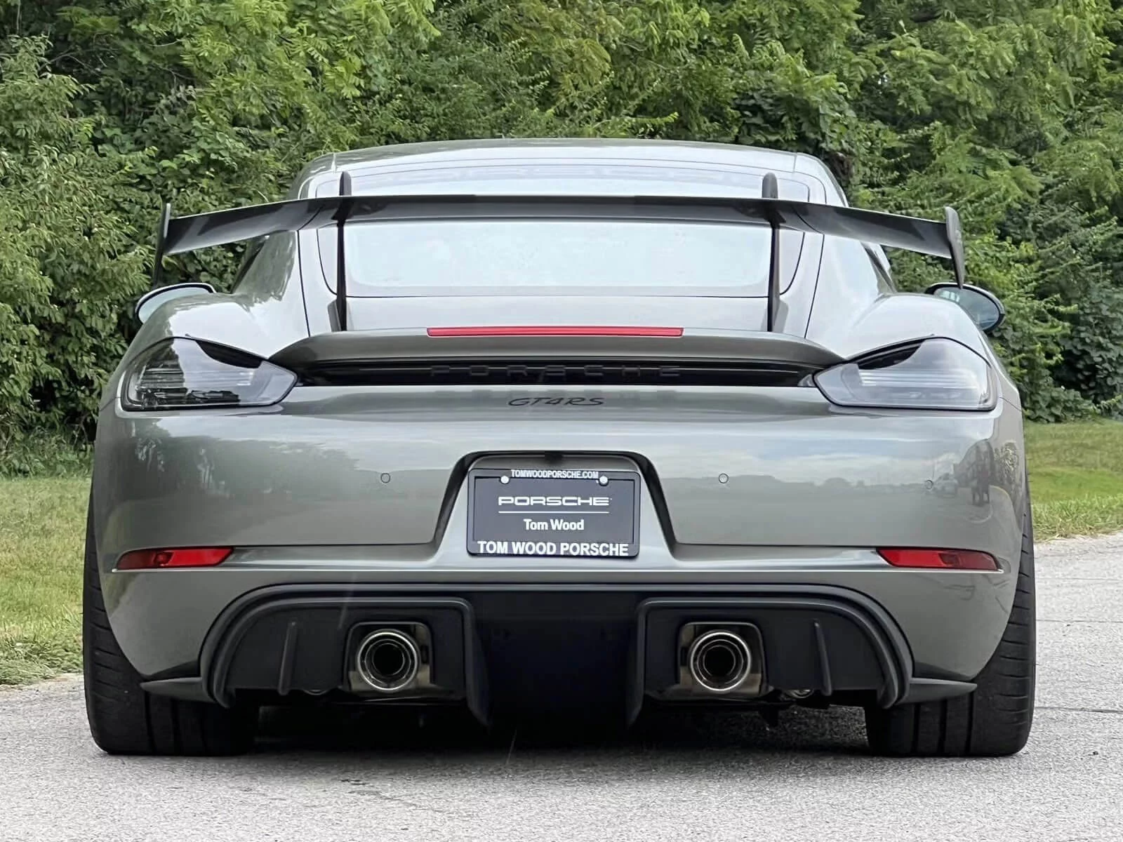 Granite Green Metallic Porsche 718 Cayman GT4 RS