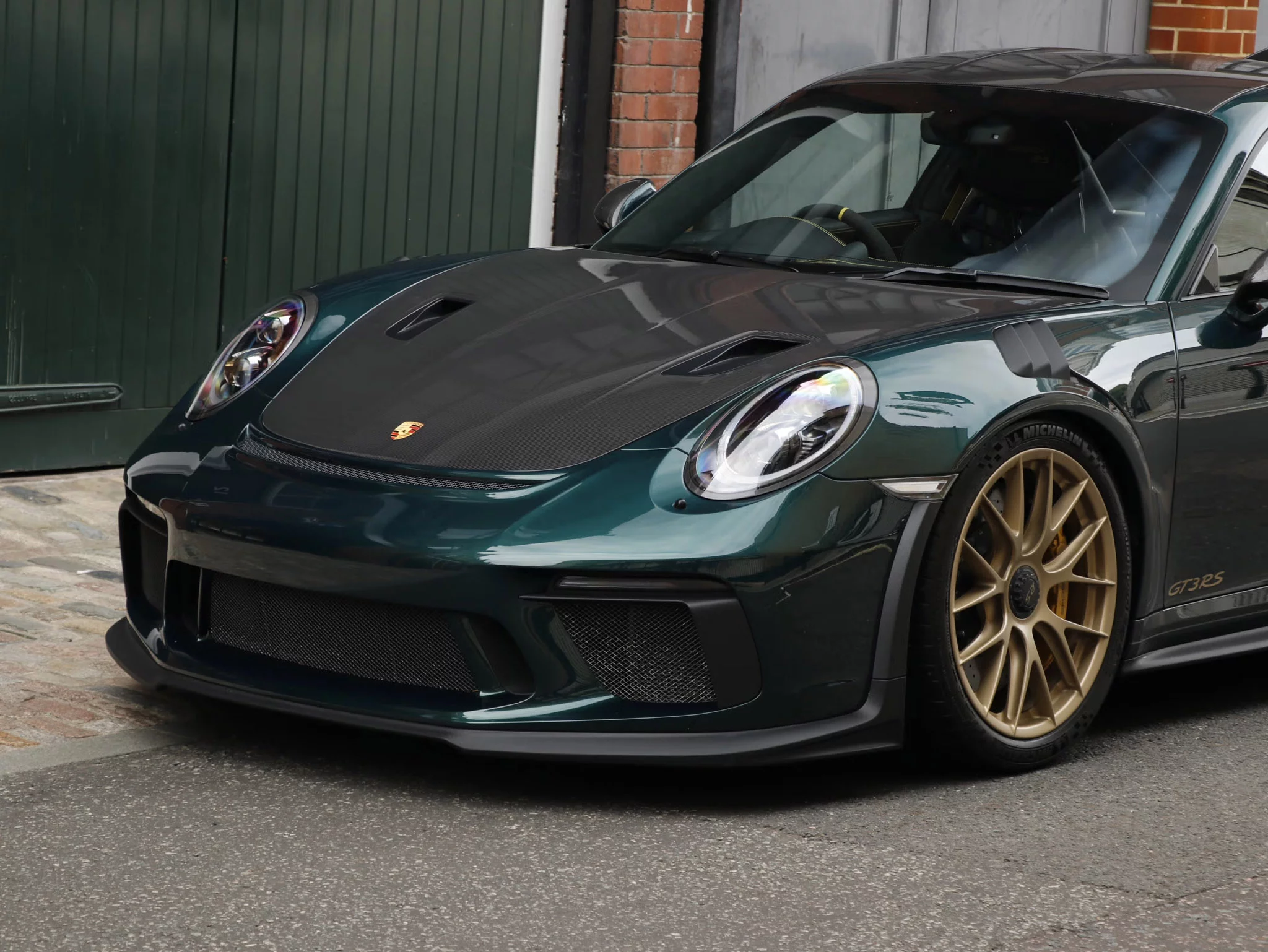Jet Green Metallic Porsche 911 GT3 RS