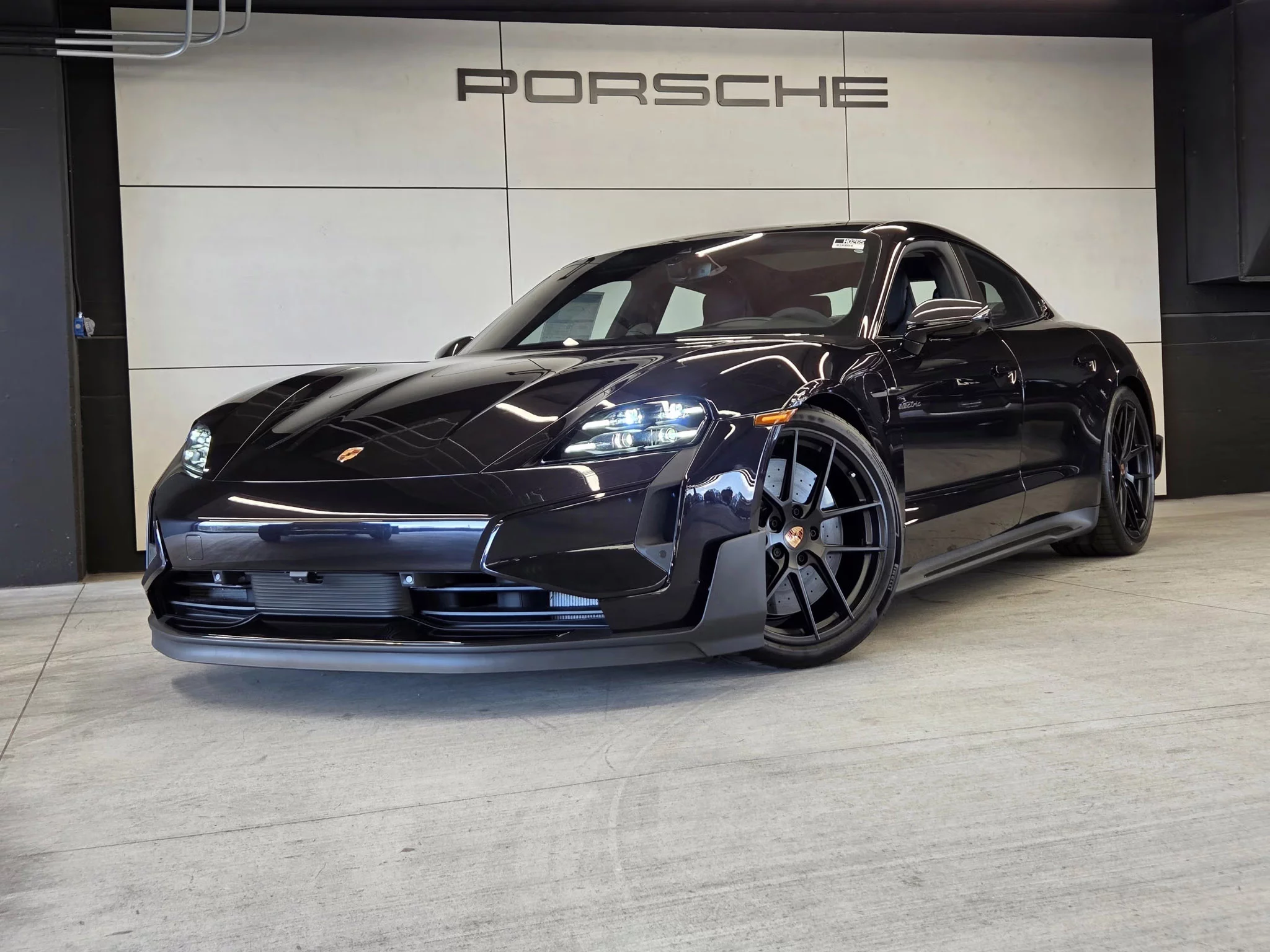 Basalt Black Porsche Taycan