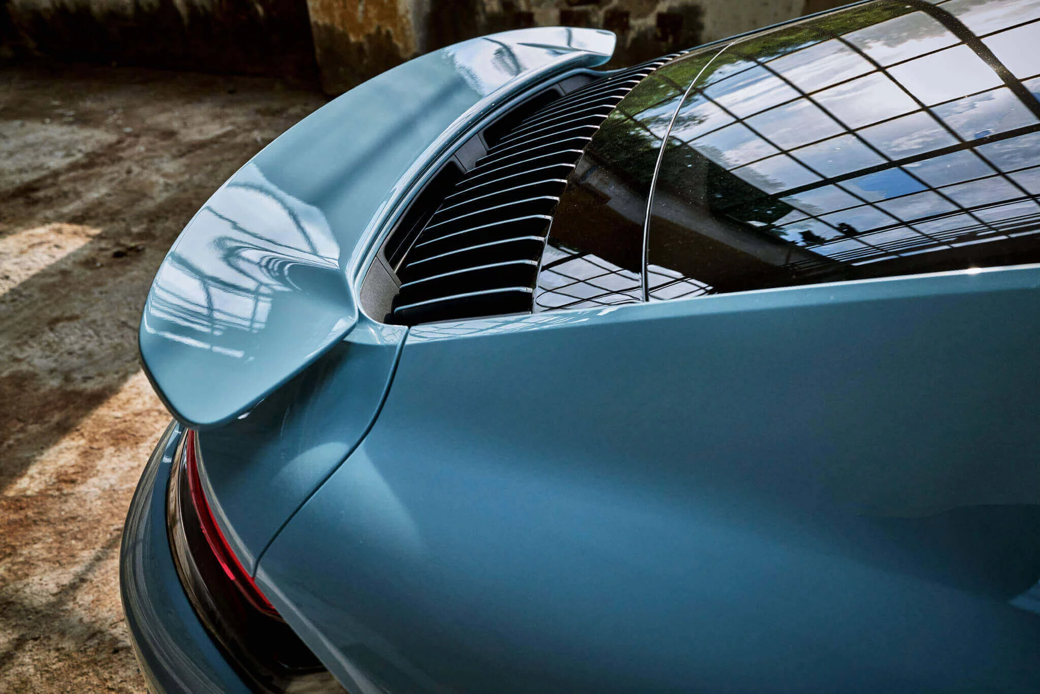 Meissen Blue Porsche 911 Turbo