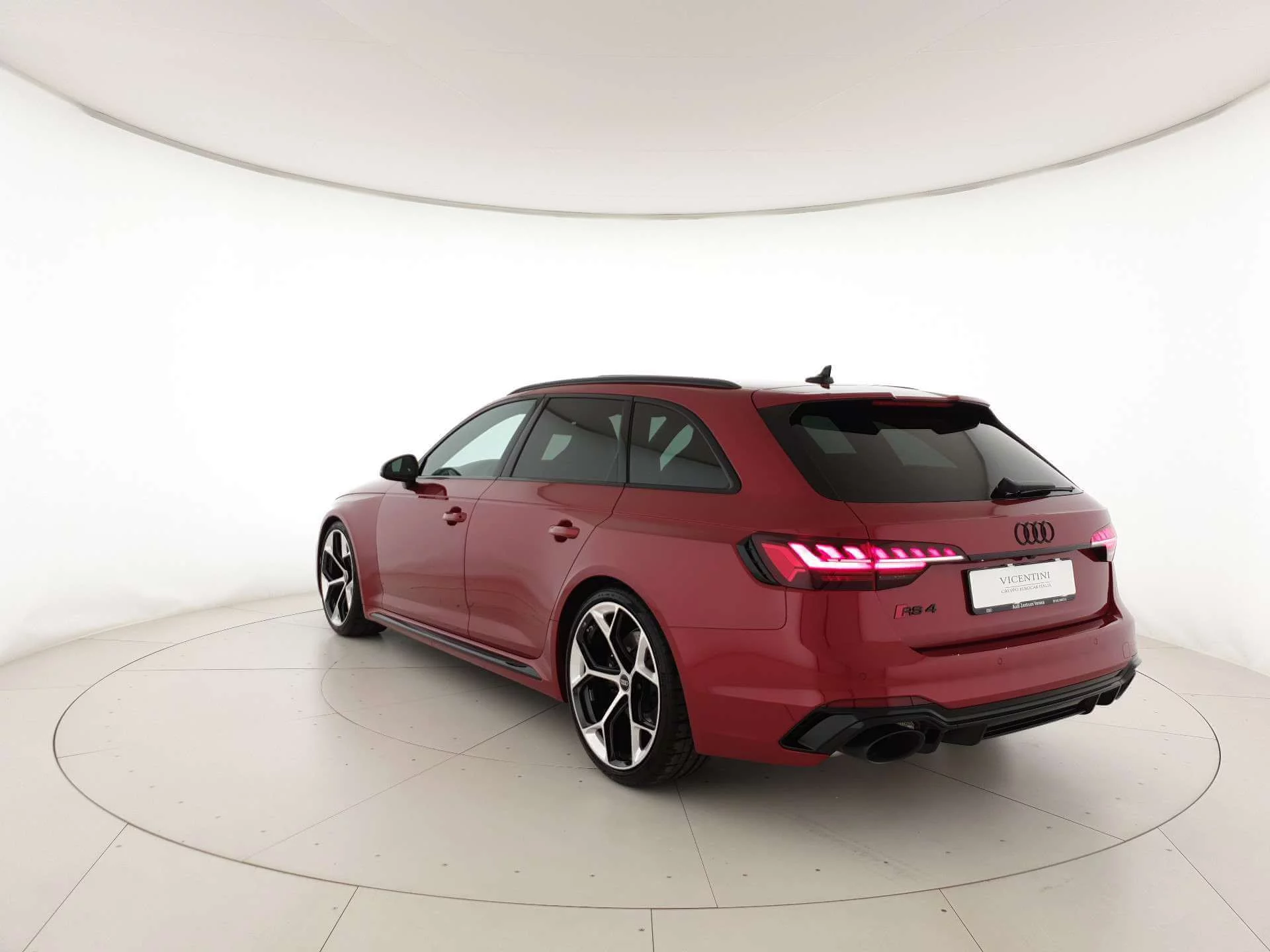 Garnet Red Audi RS4 Avant