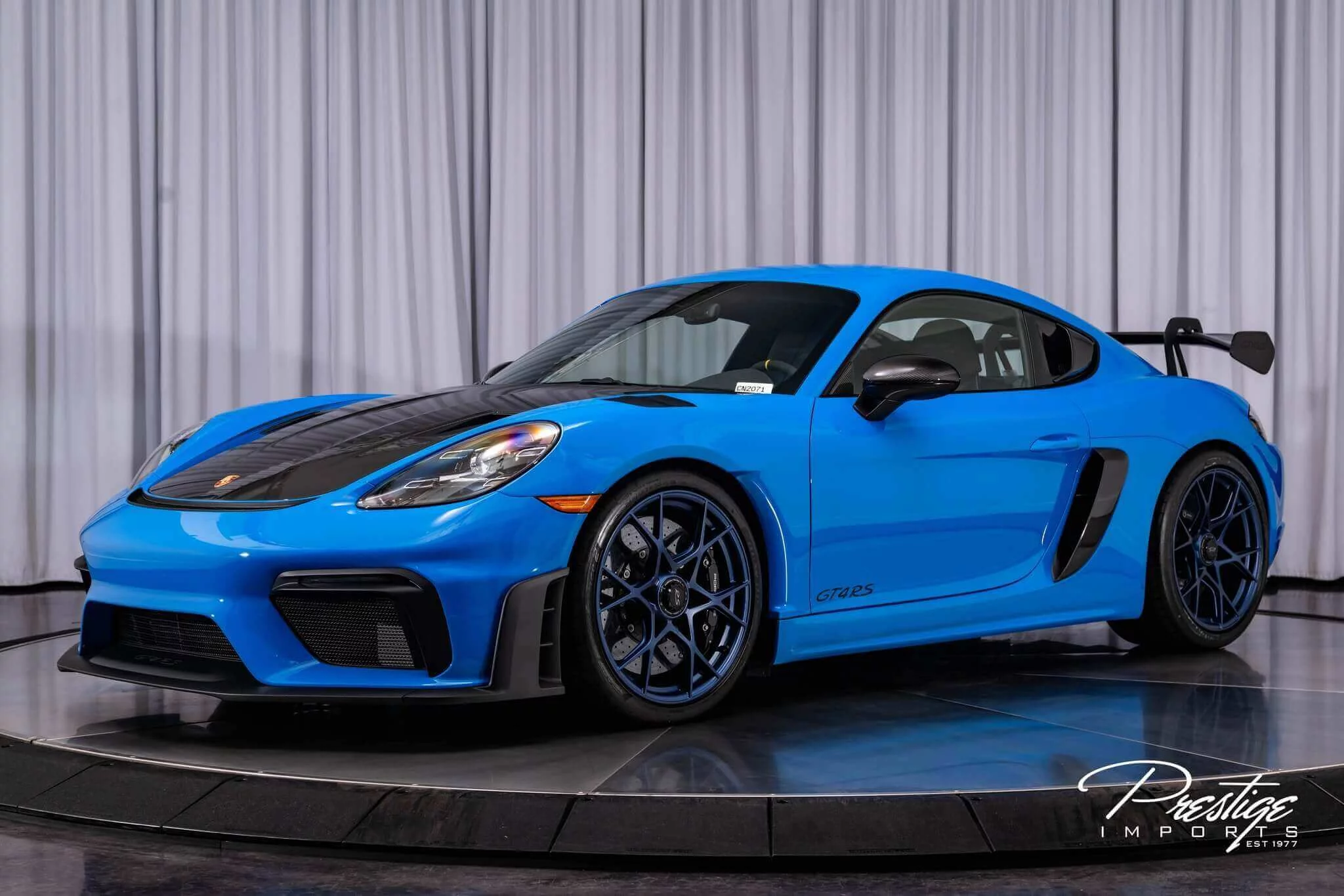 Shark Blue Porsche 718 Cayman GT4 RS
