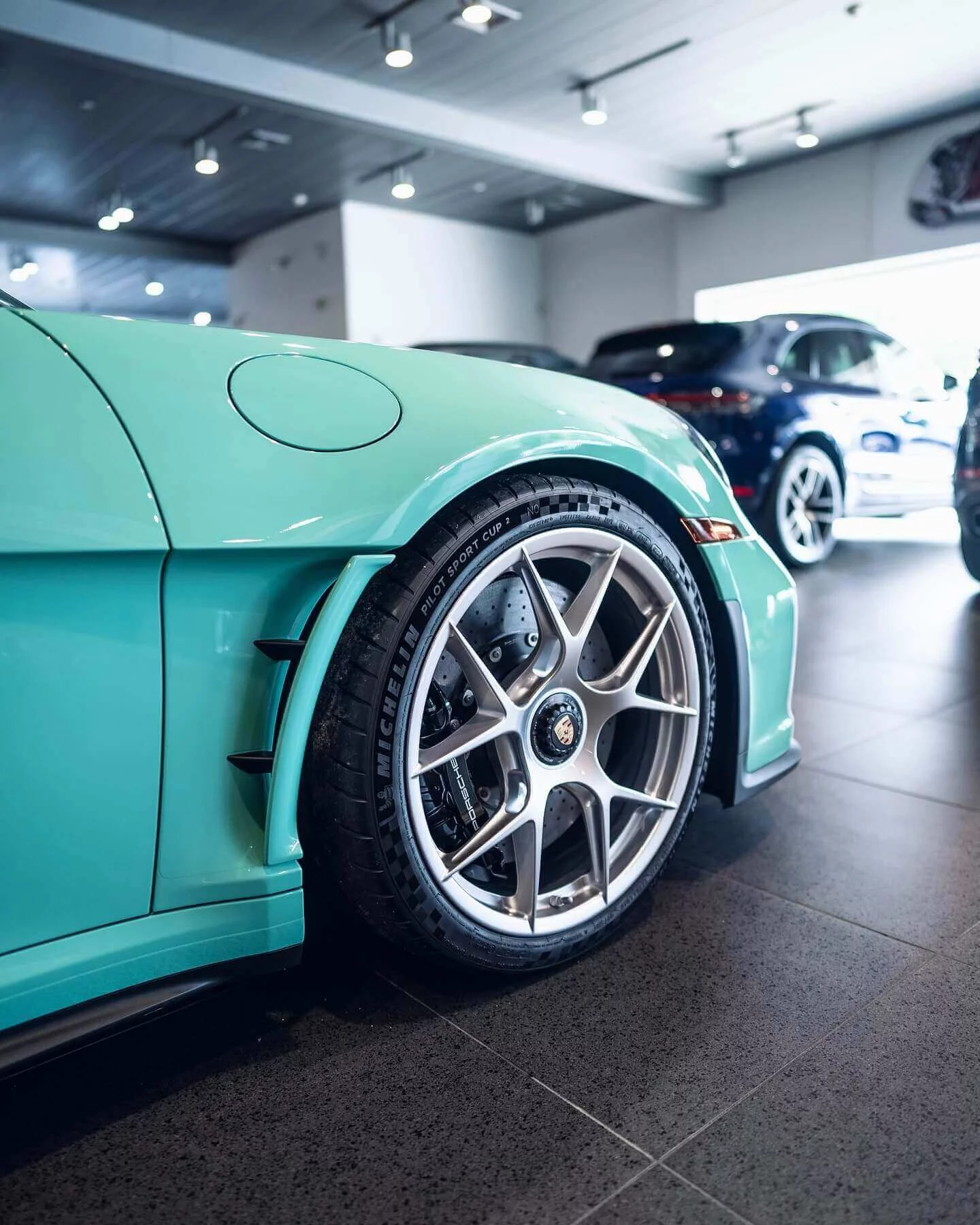 Mint Green Porsche 911 S/T