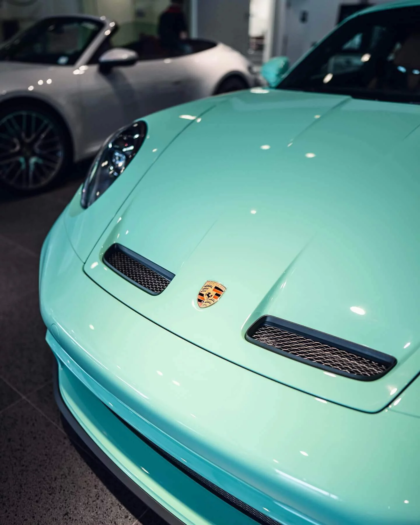 Mint Green Porsche 911 S/T