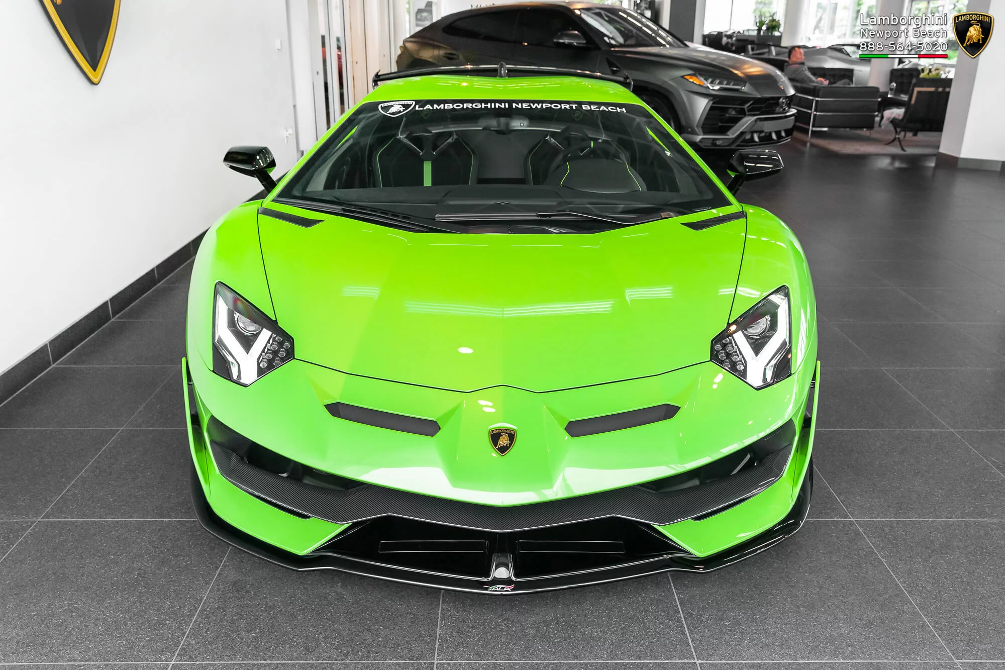 Verde Ithaca Lamborghini Aventador
