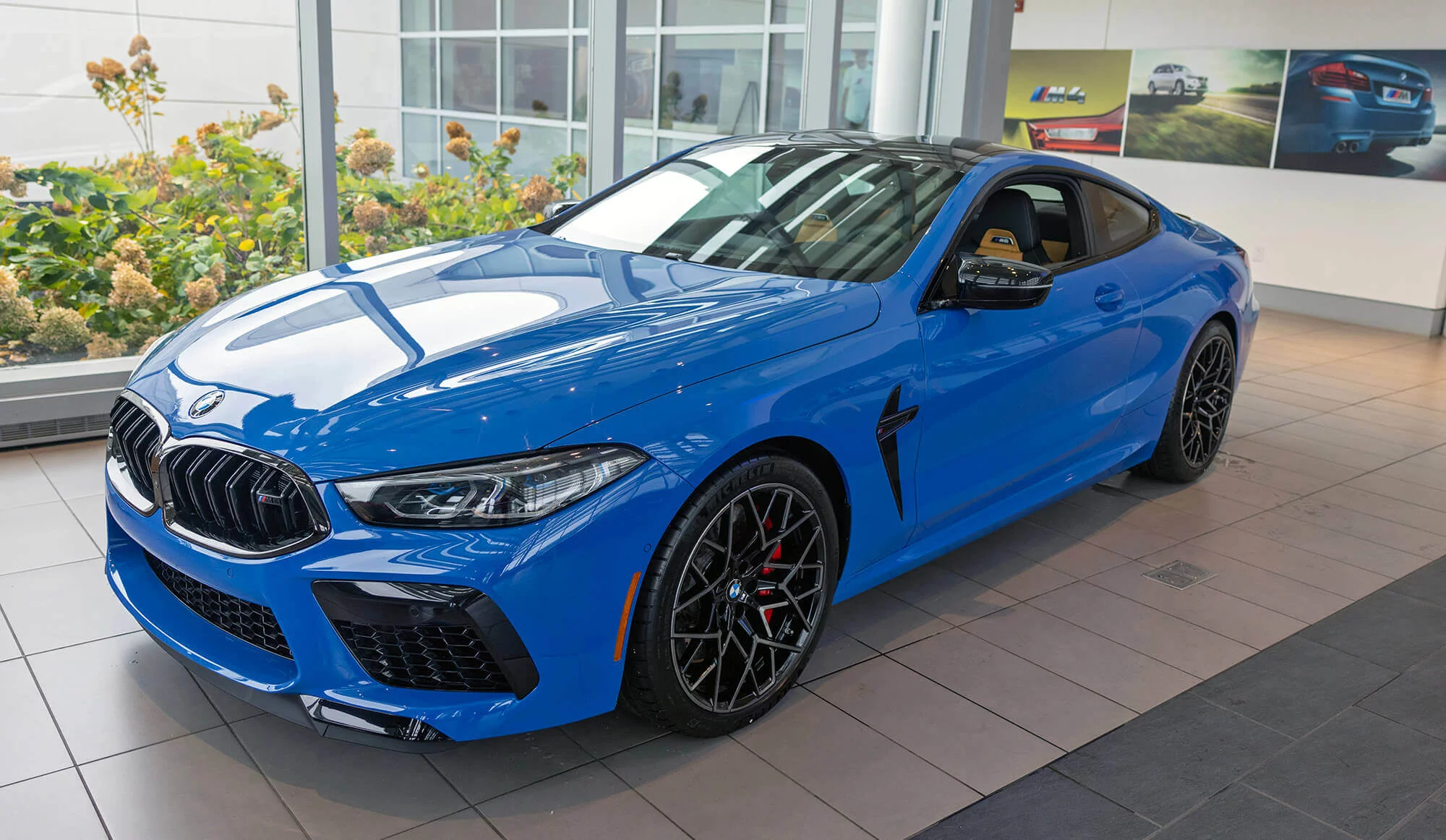 Santorini Blue BMW M8