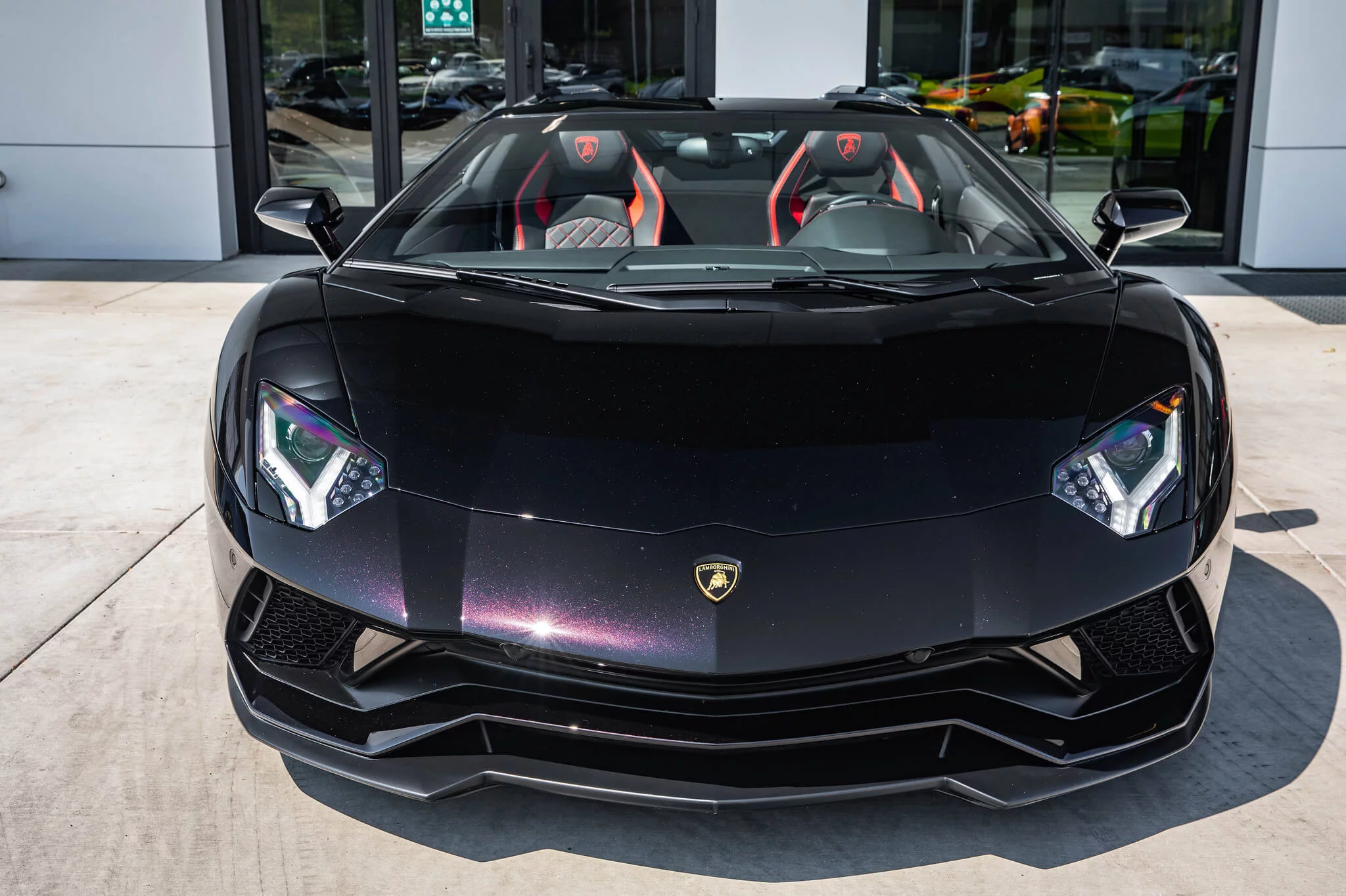 Nero Granatus Lamborghini Aventador
