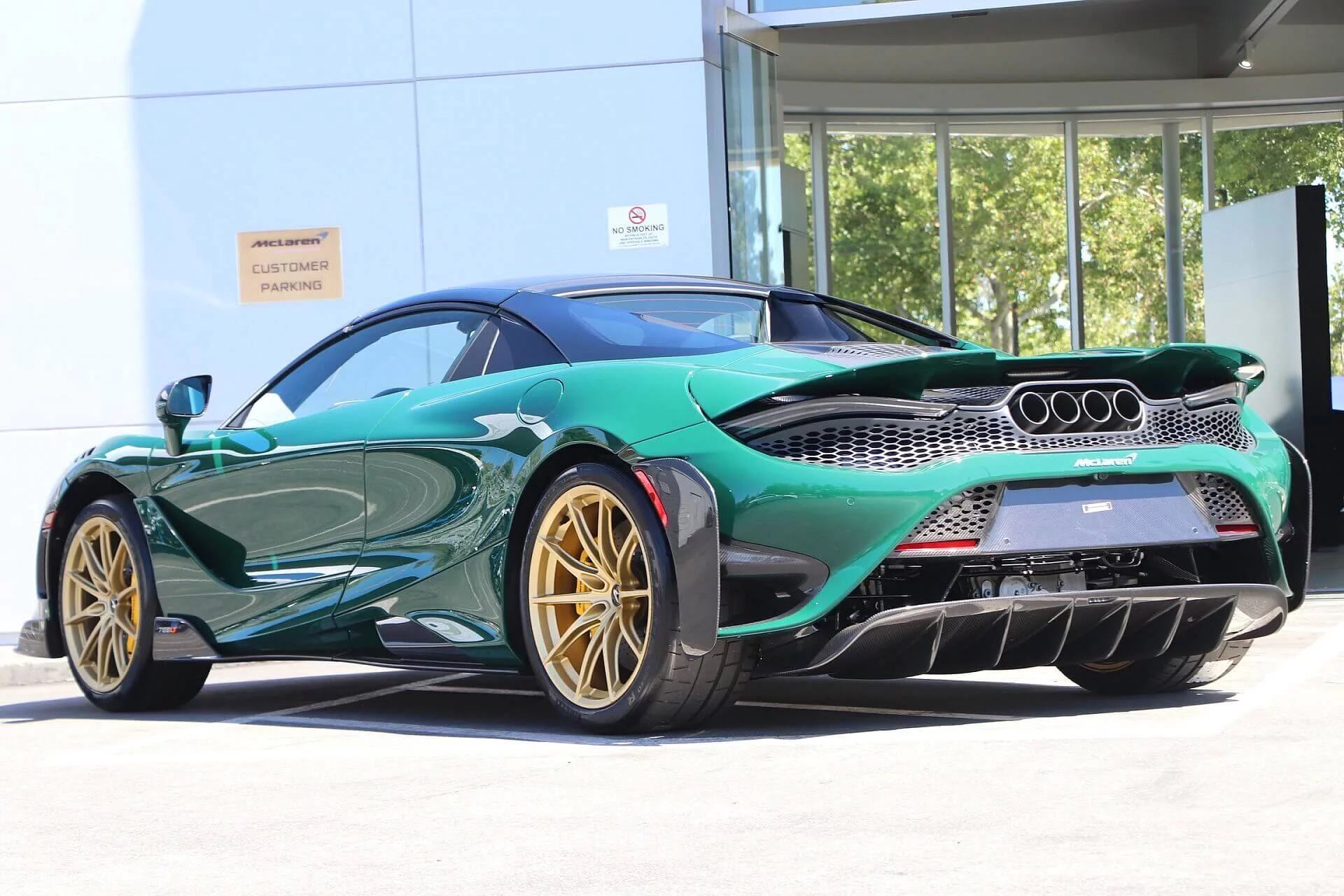 British Racing Green McLaren 765LT