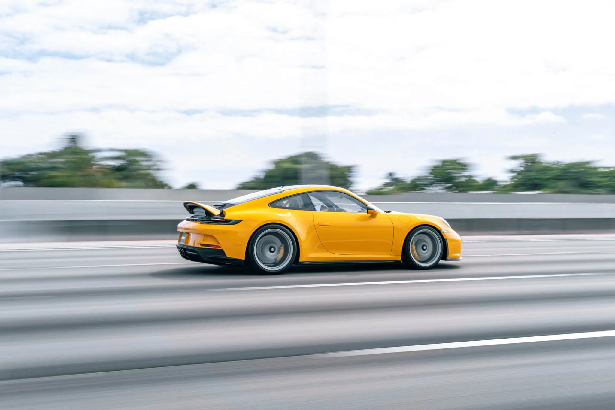 Signal Yellow Porsche 911 GT3