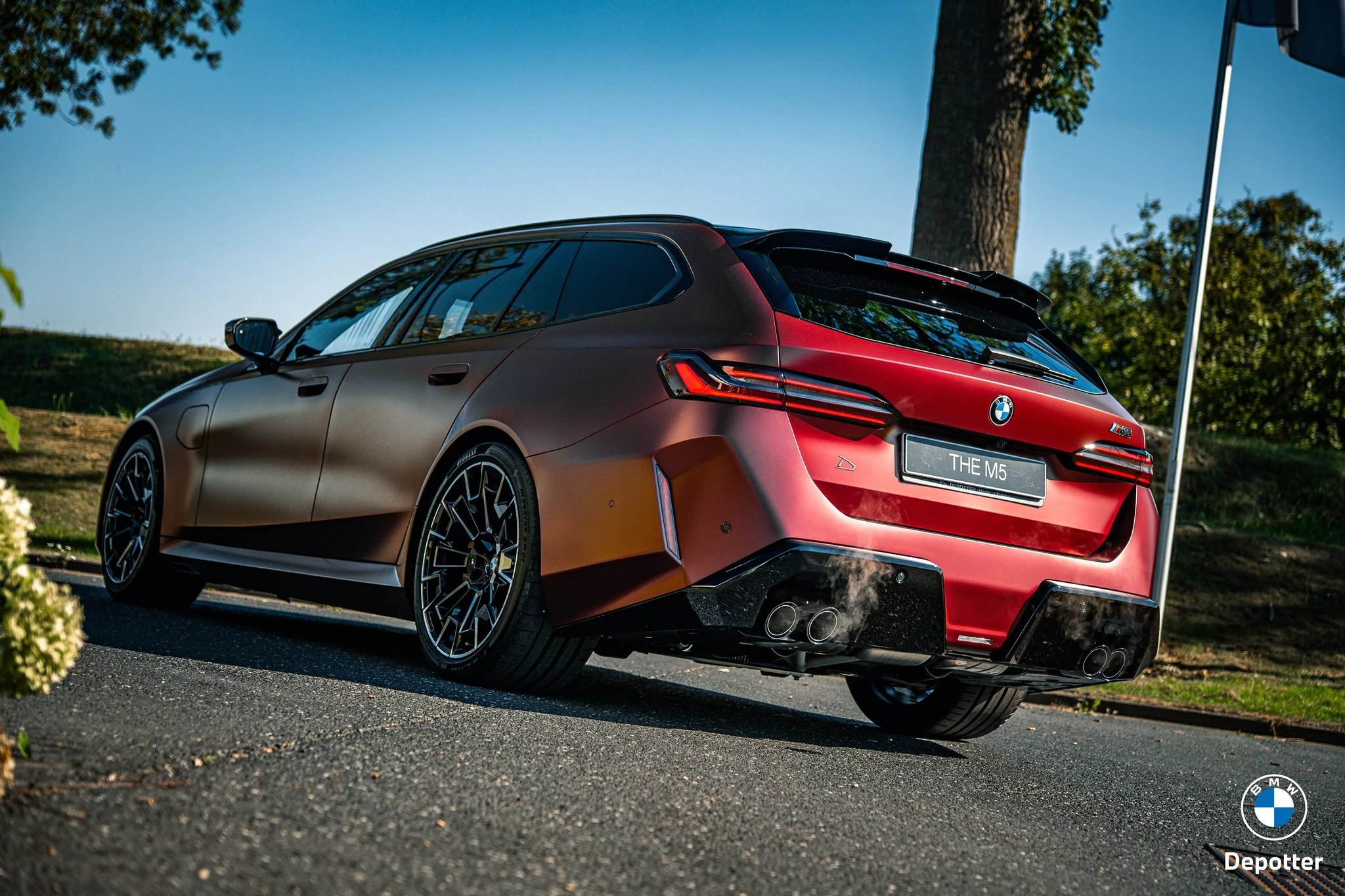 Frozen Preciosa Red BMW M5