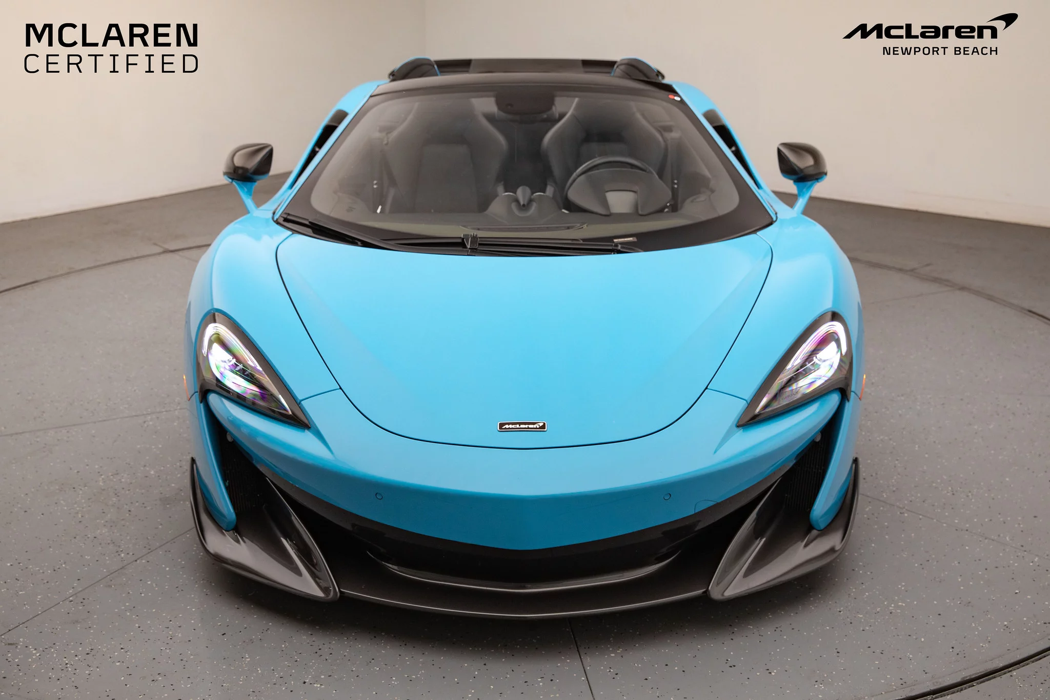 Curacao Blue McLaren 600LT