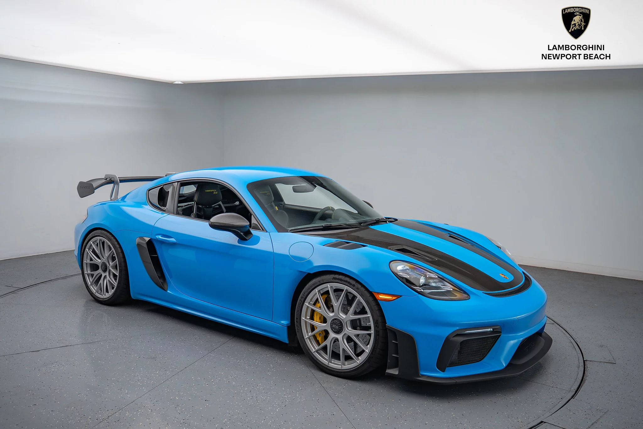 Riviera Blue Porsche 718 Cayman GT4 RS