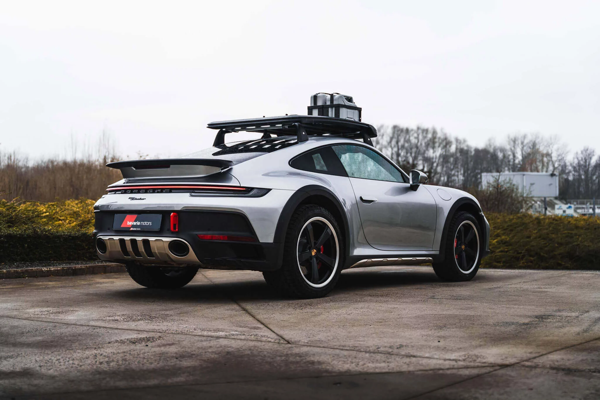 GT Silver Metallic Porsche 911 Dakar