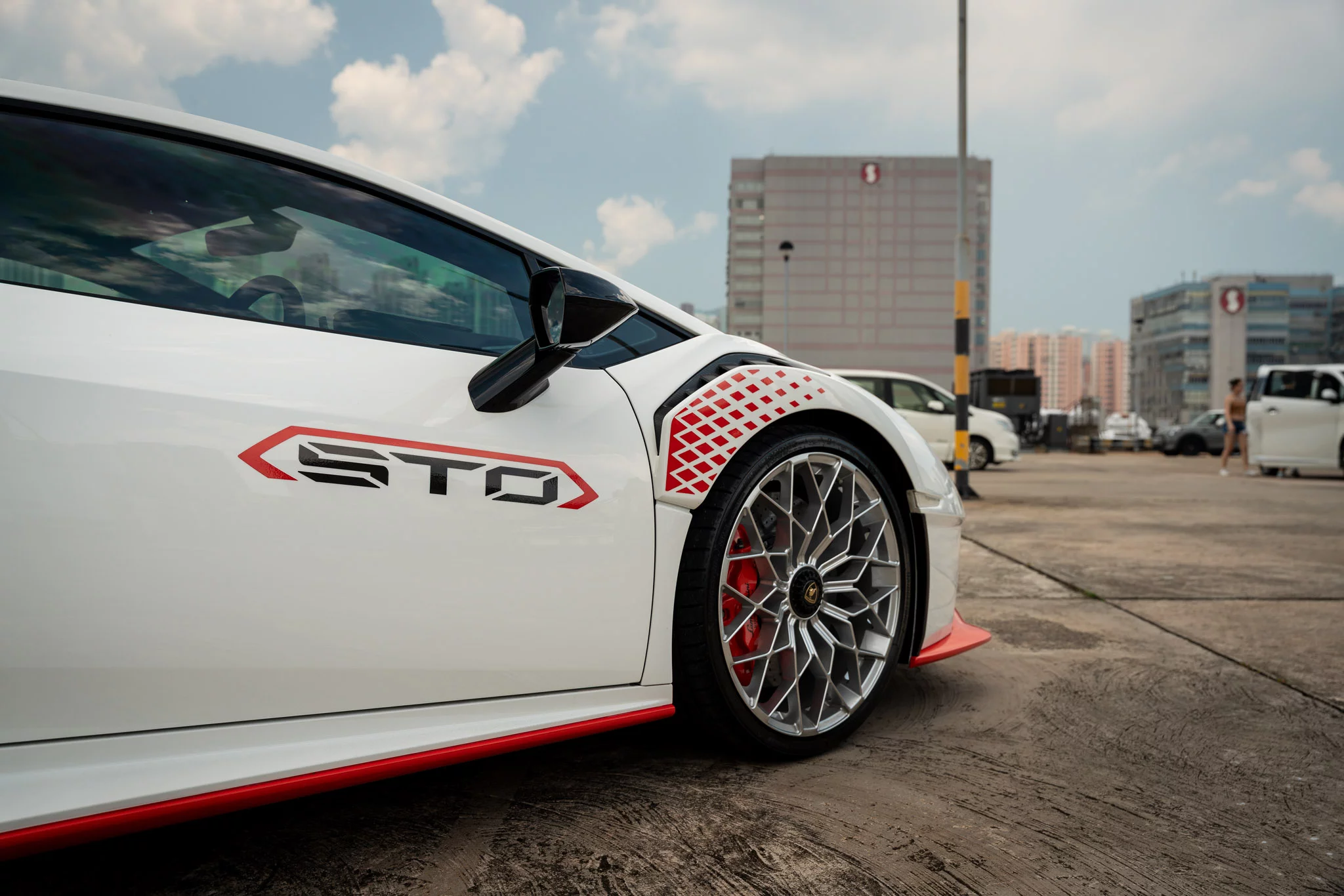 Bianco Monocerus Lamborghini Huracán