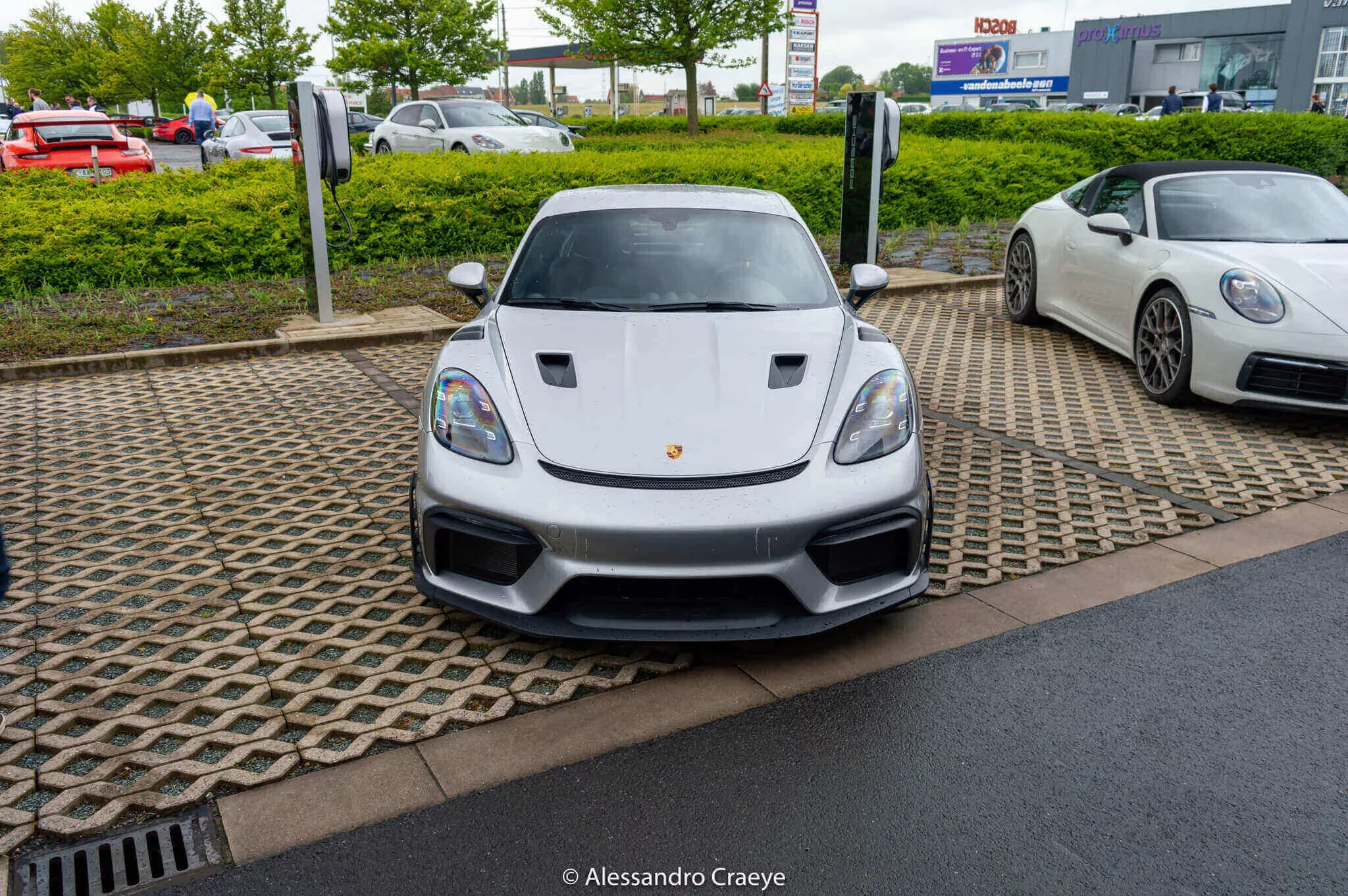 GT Silver Metallic Porsche 718 Cayman GT4 RS