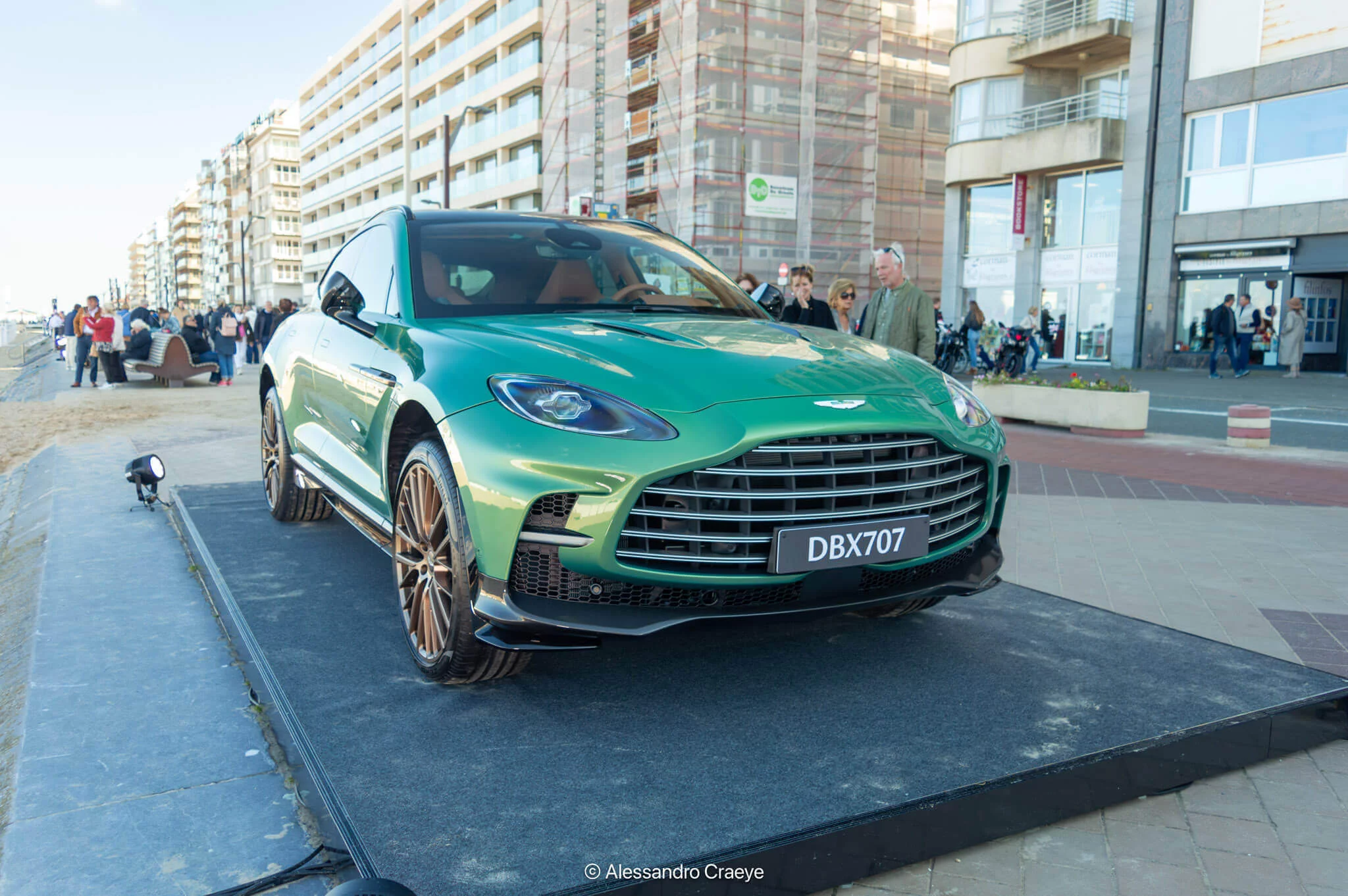 Iridescent Emerald Aston Martin DBX