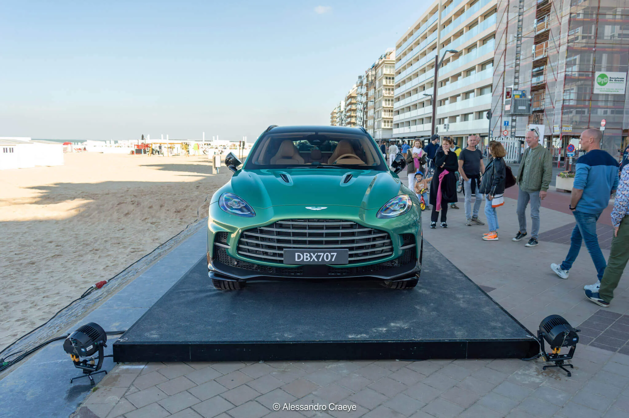 Iridescent Emerald Aston Martin DBX