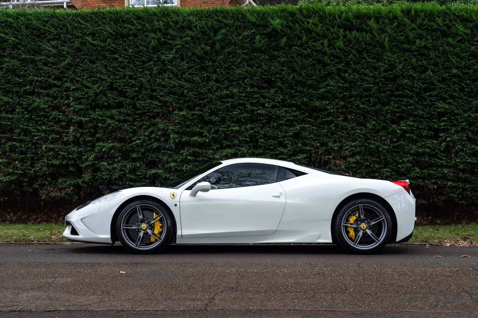 Bianco Avus Ferrari 458