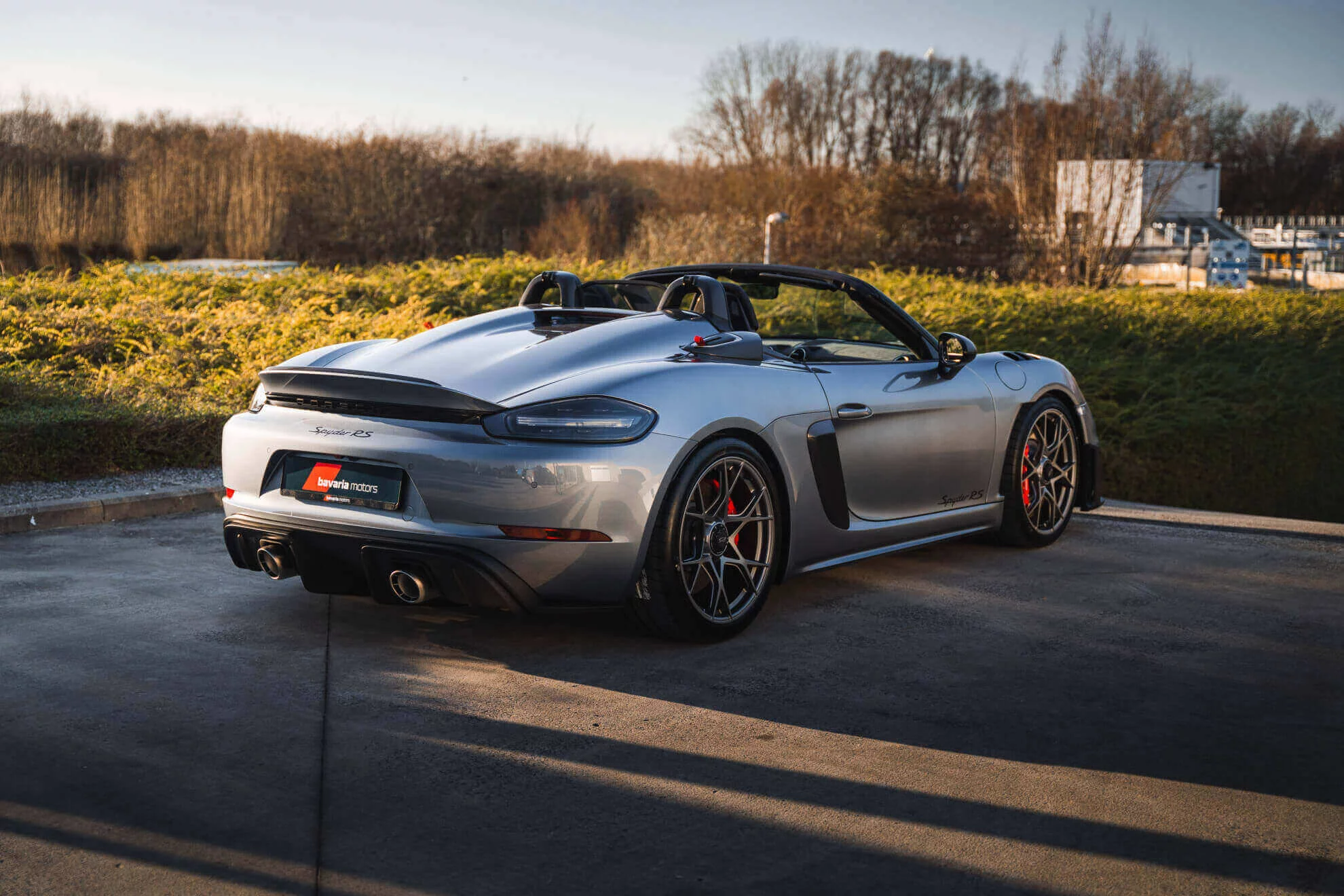 Vanadium Grey Metallic Porsche 718 Spyder RS