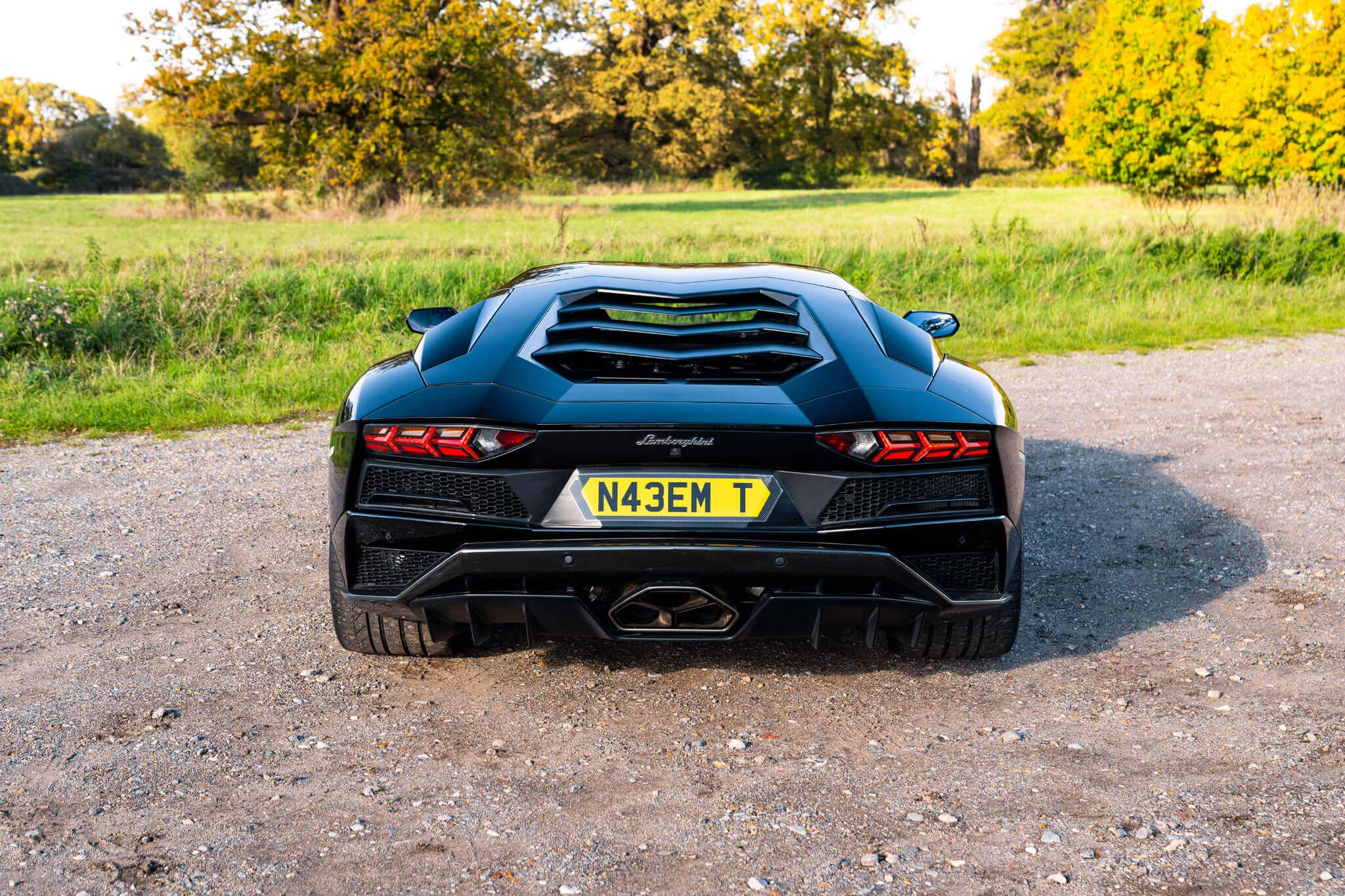 Nero Aldebaran Lamborghini Aventador