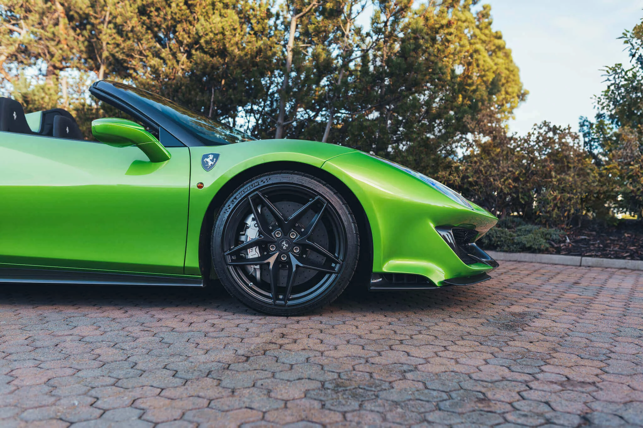 Verde Hy Kers Lucido Ferrari 488