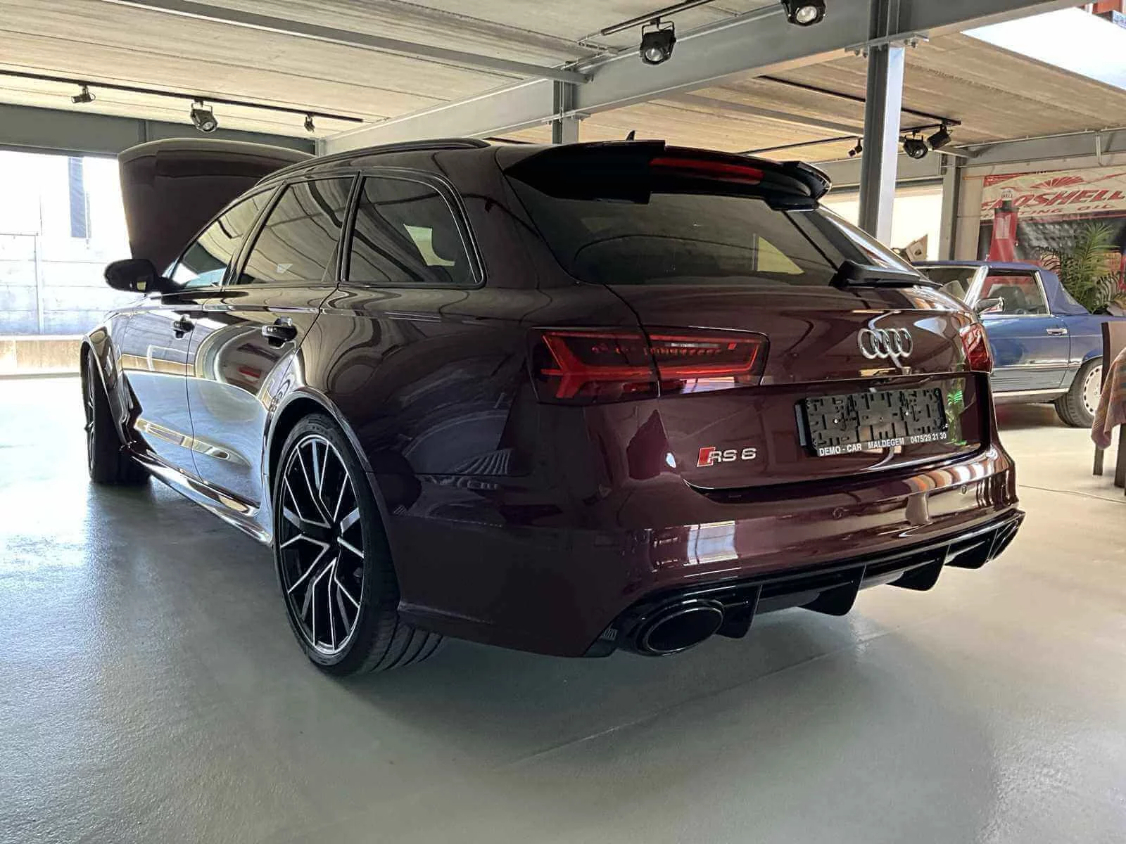 Classic Red Audi RS6 Avant