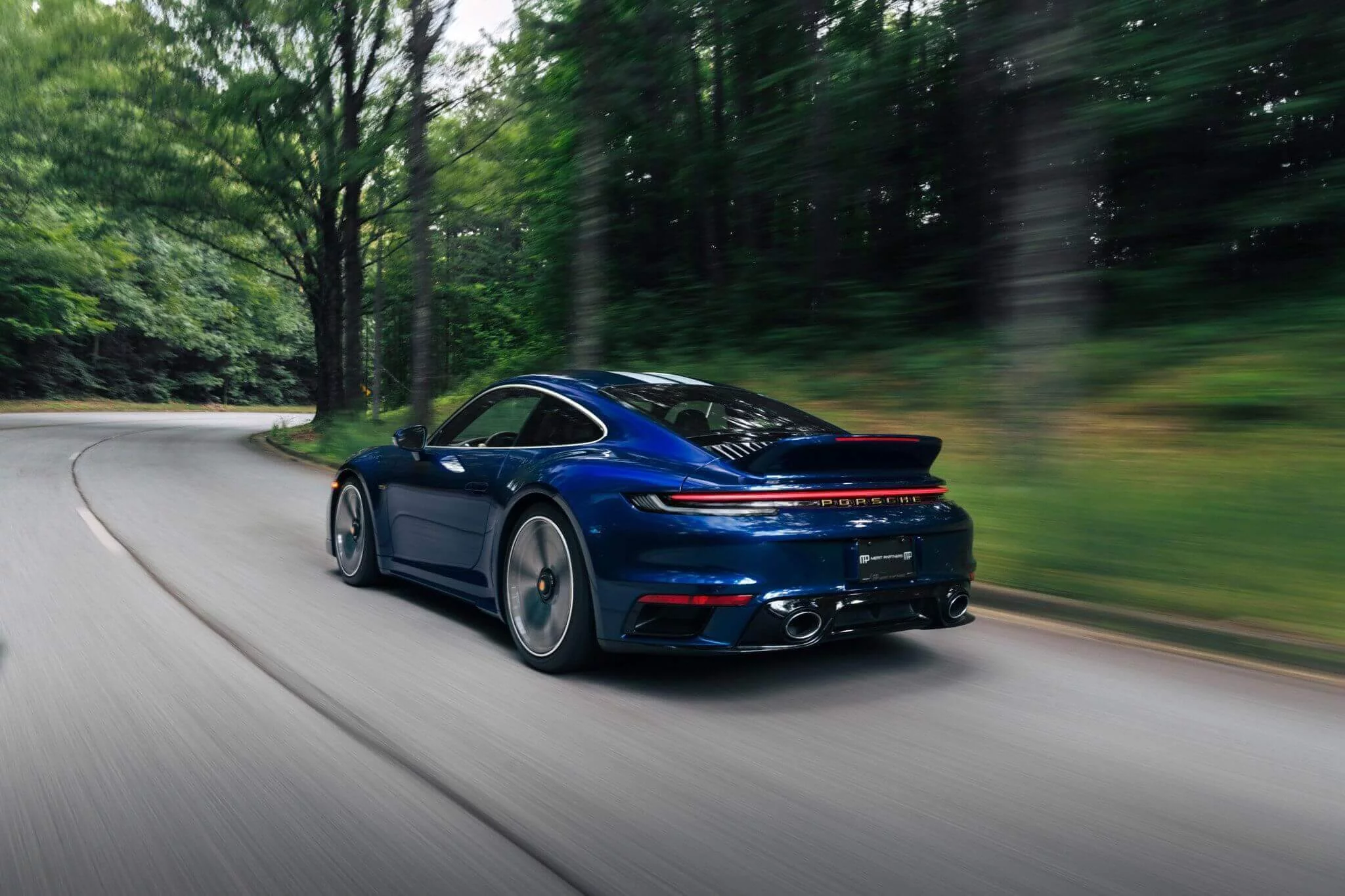 Gentian Blue Metallic Porsche 911 Sport Classic