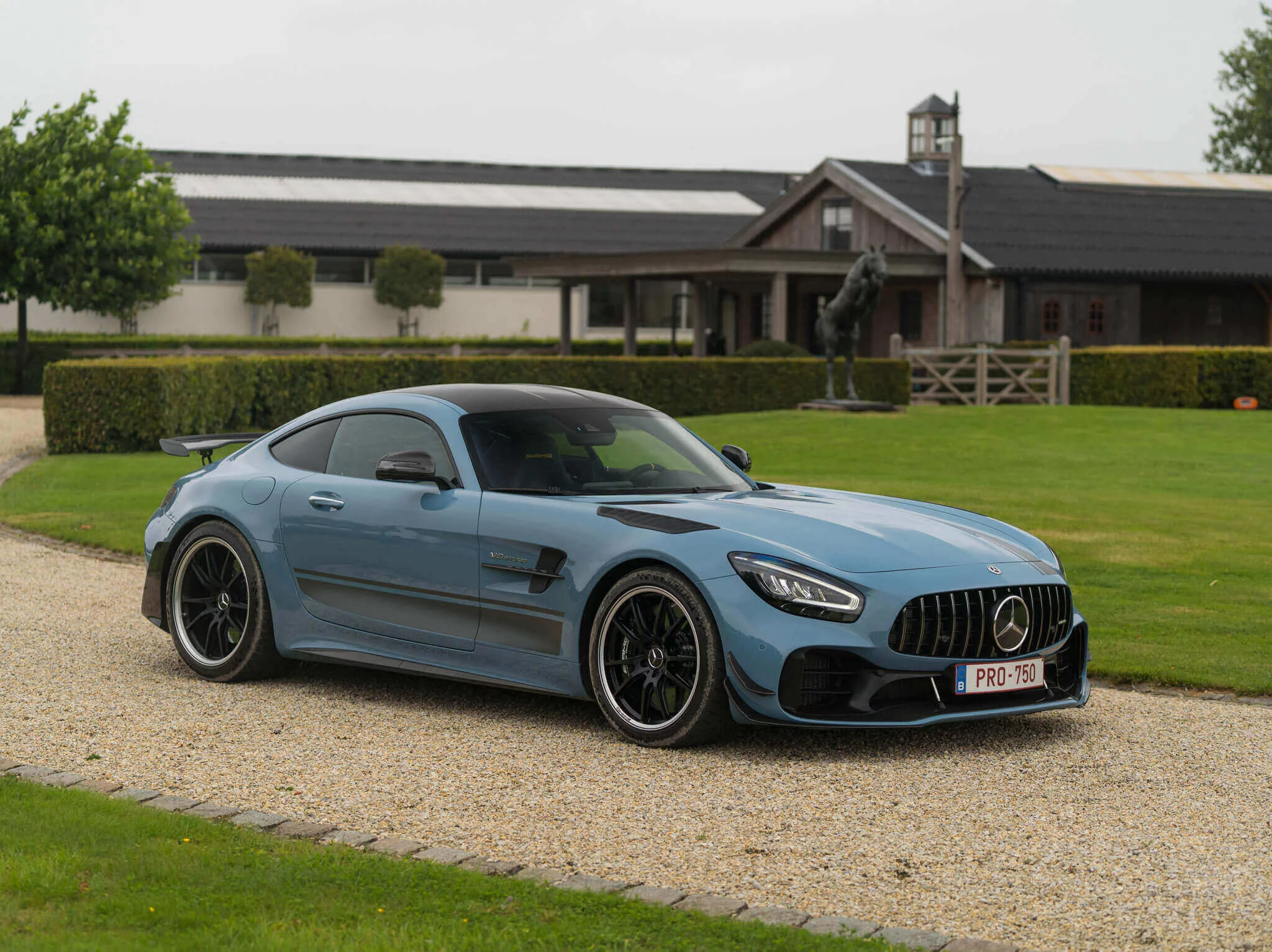 China Blue Mercedes-AMG GT
