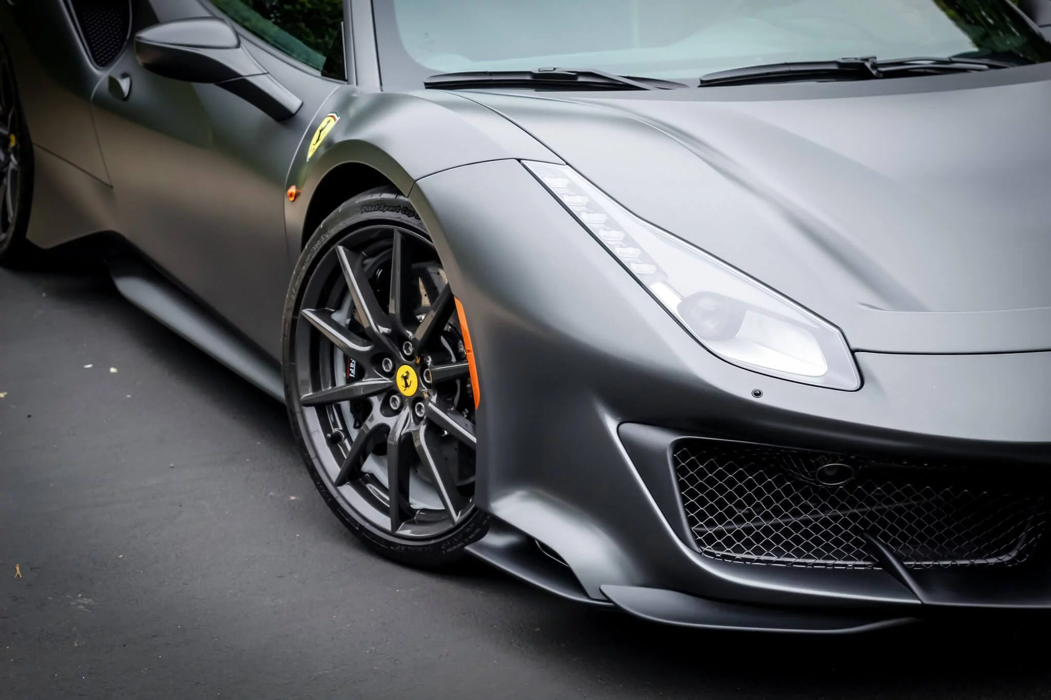 Grigio Silverstone Opaco Ferrari 488