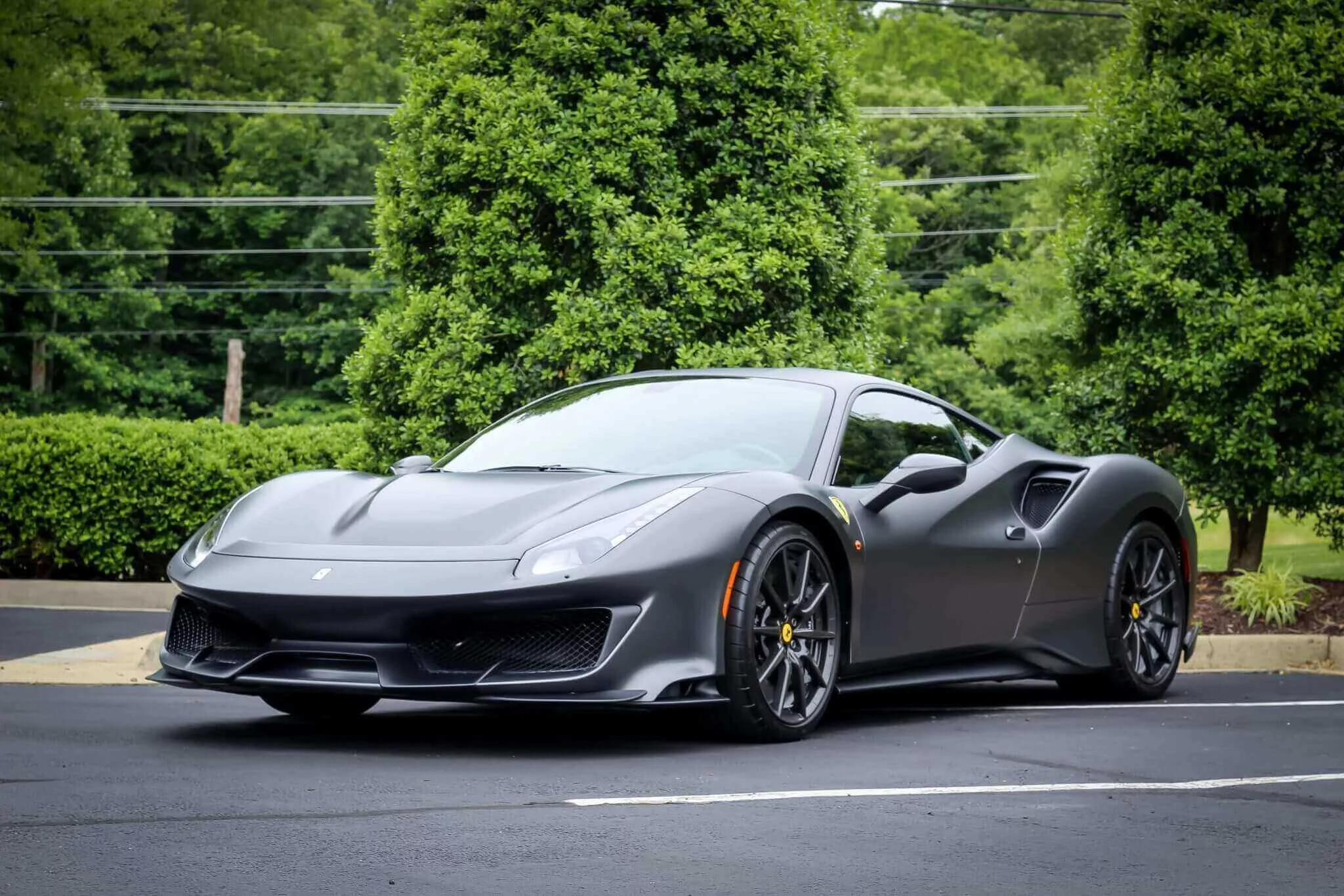Grigio Silverstone Opaco Ferrari 488