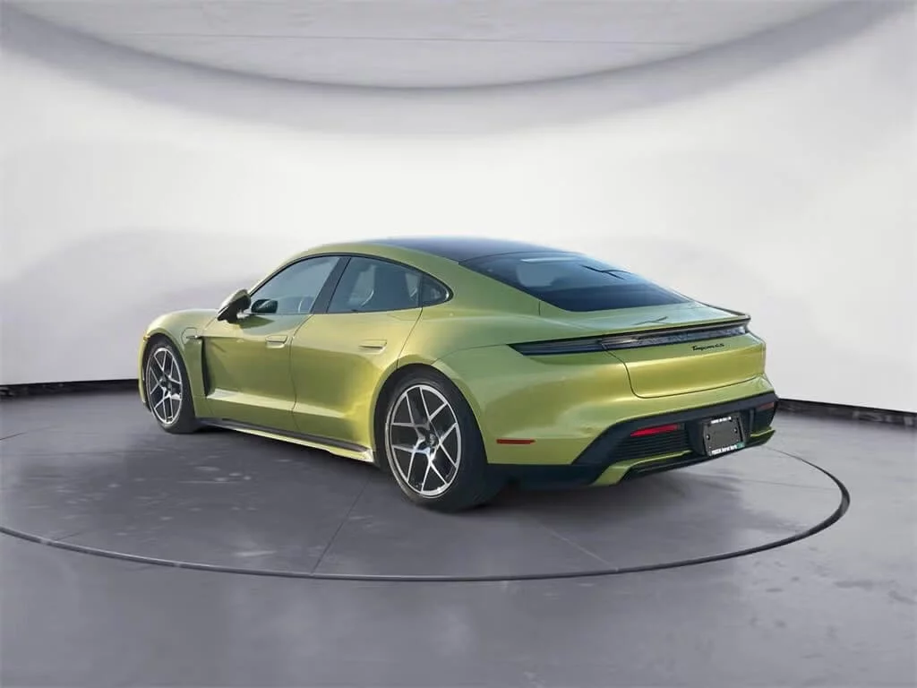 Peridot Metallic Porsche Taycan