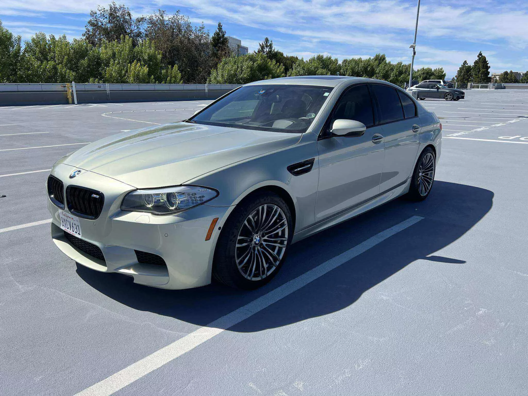 Amazonite Silver BMW M5