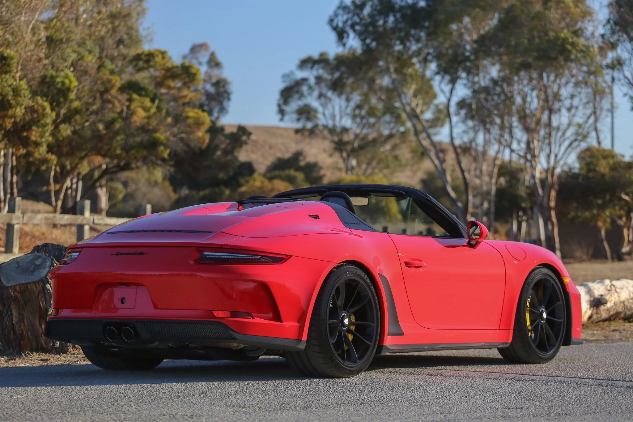 Guards Red Porsche 911 Speedster