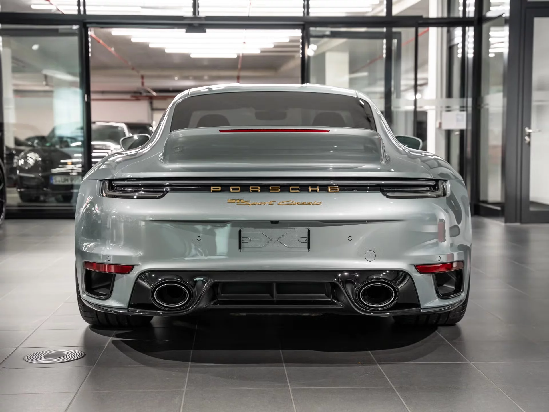 Fish Silver Grey Metallic Porsche 911 Sport Classic