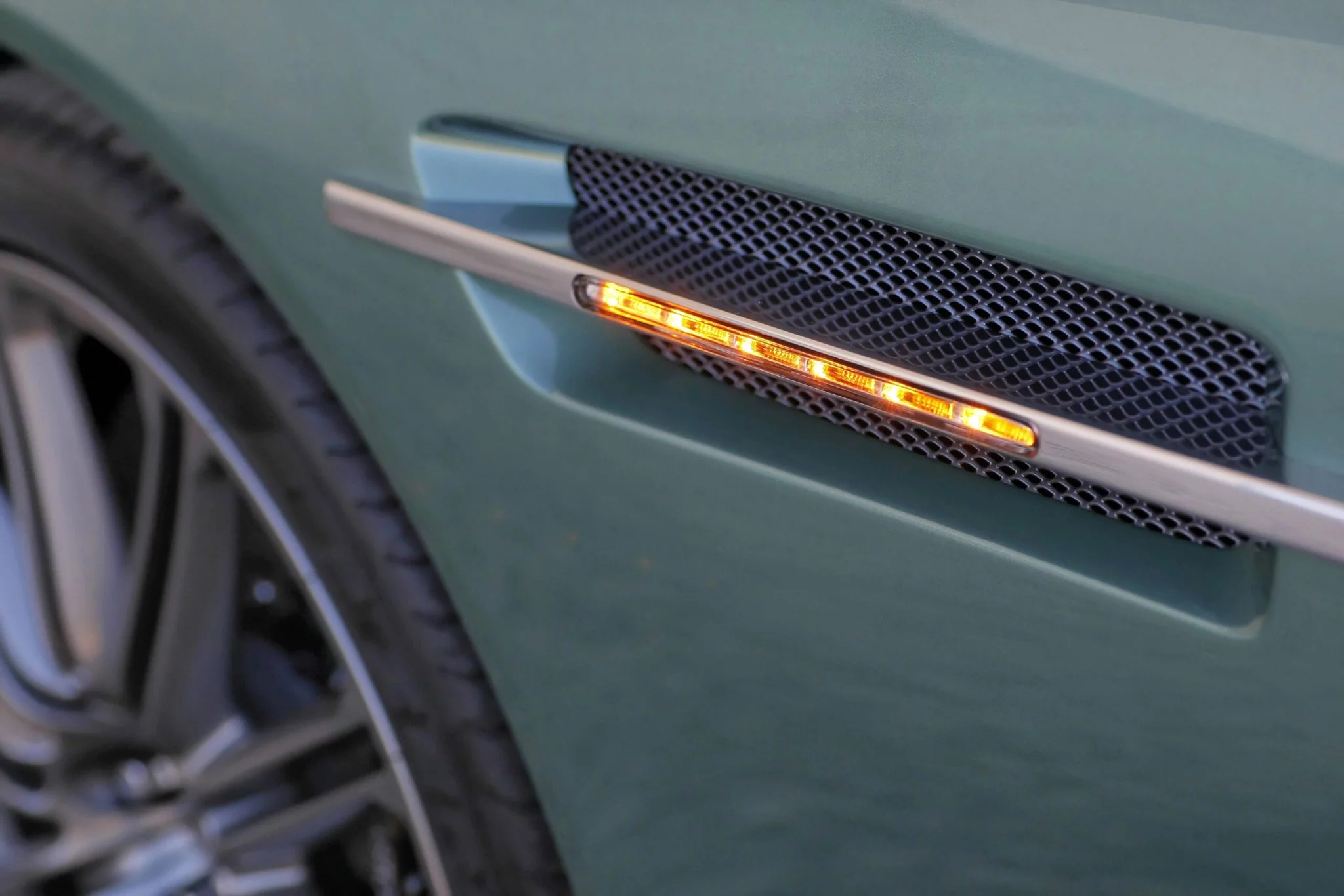Almond Green Aston Martin DBS