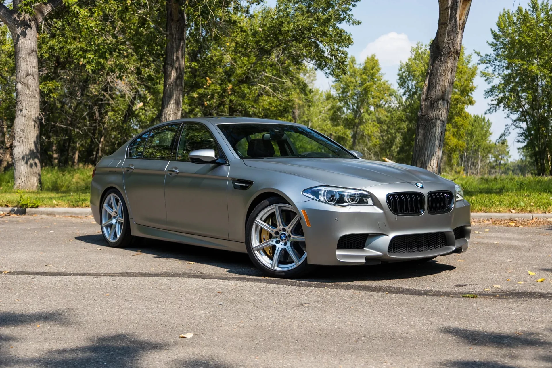Frozen Dark Silver BMW M5