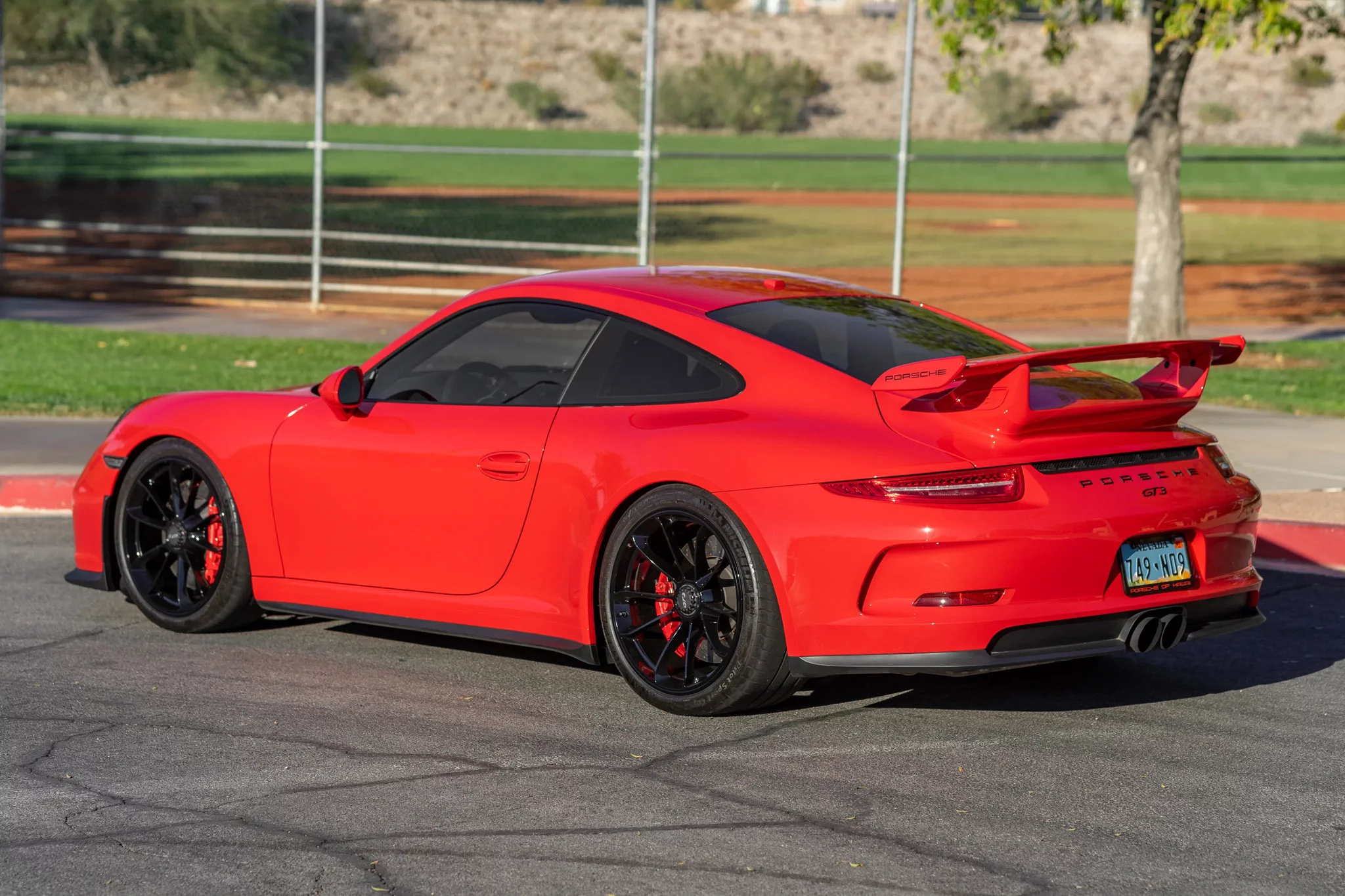 Guards Red Porsche 911 GT3