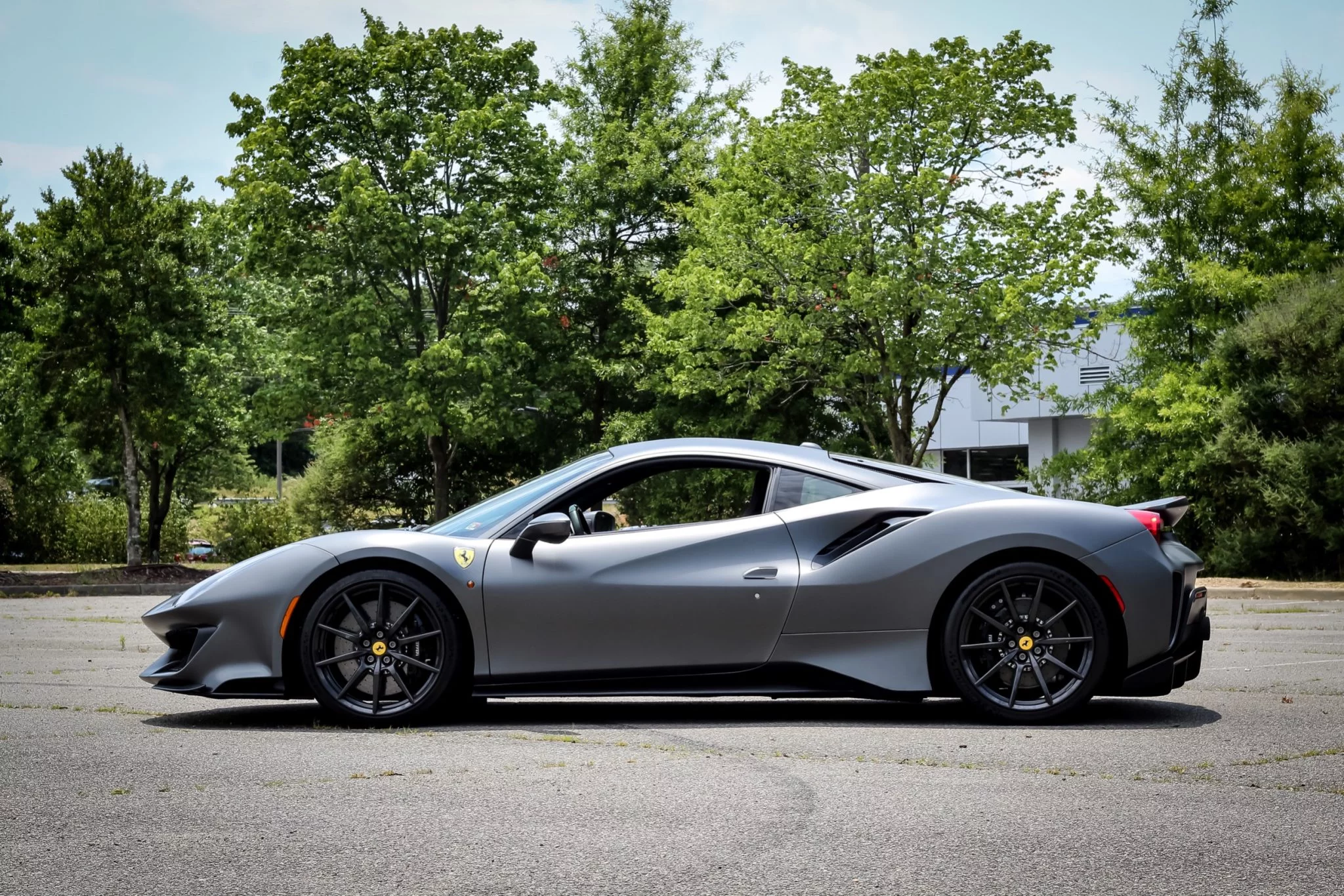 Grigio Silverstone Opaco Ferrari 488