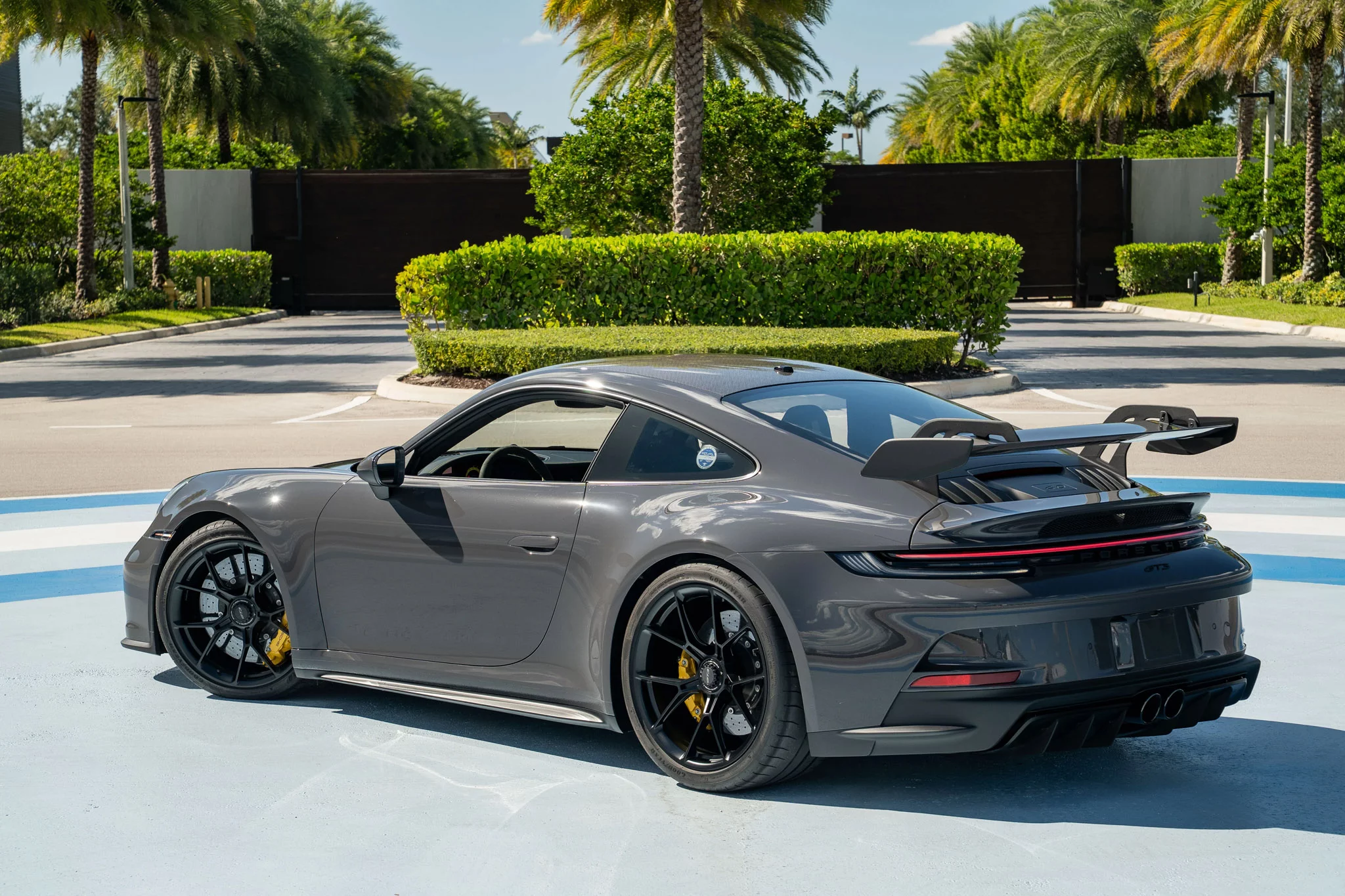 Grey Black Porsche 911 GT3