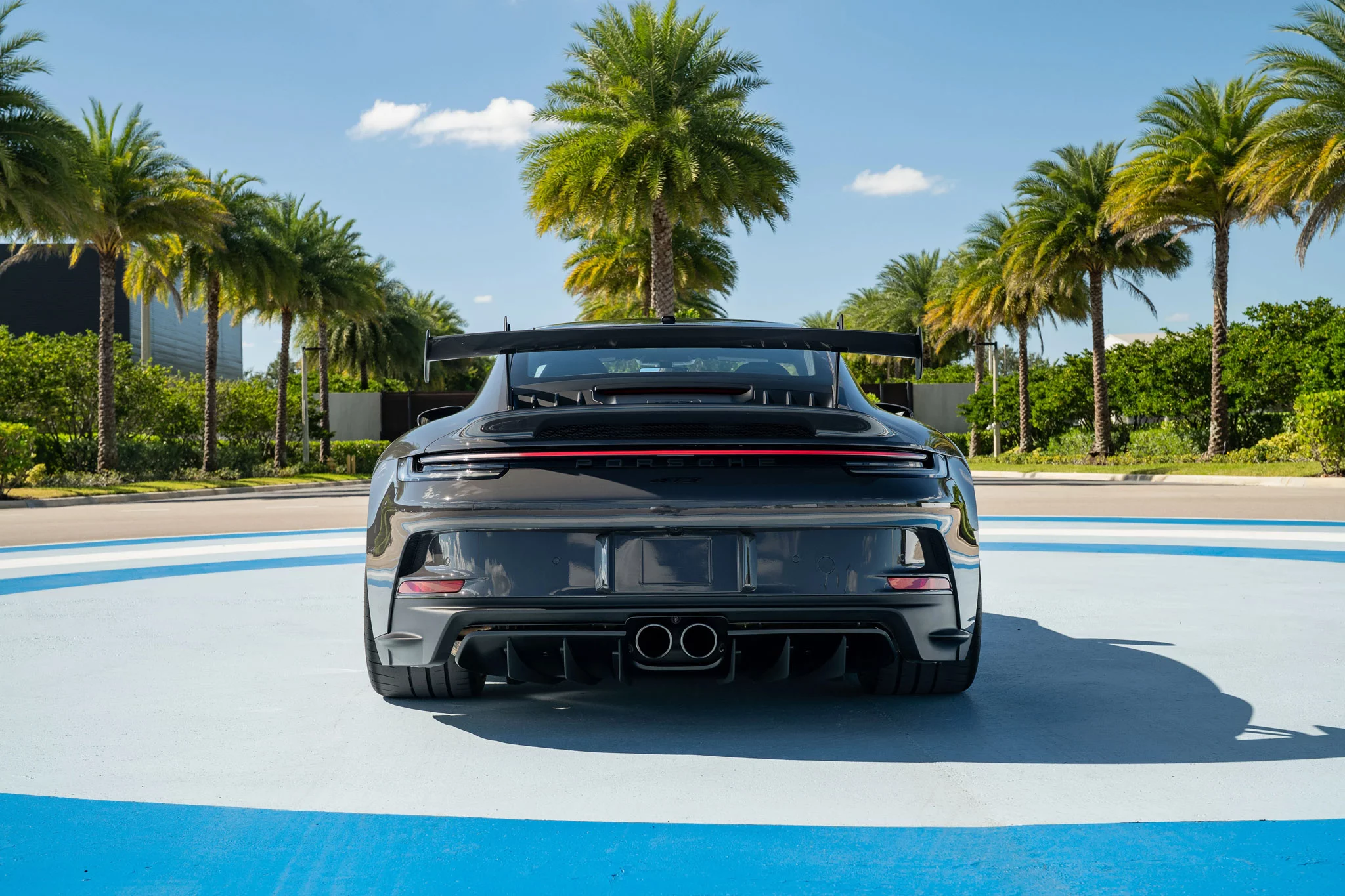 Grey Black Porsche 911 GT3