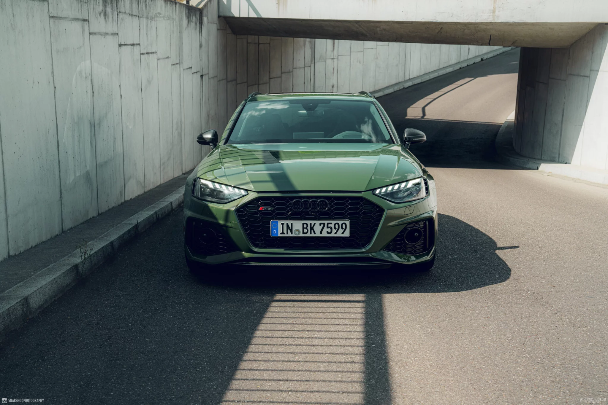 District Green Audi RS4 Avant