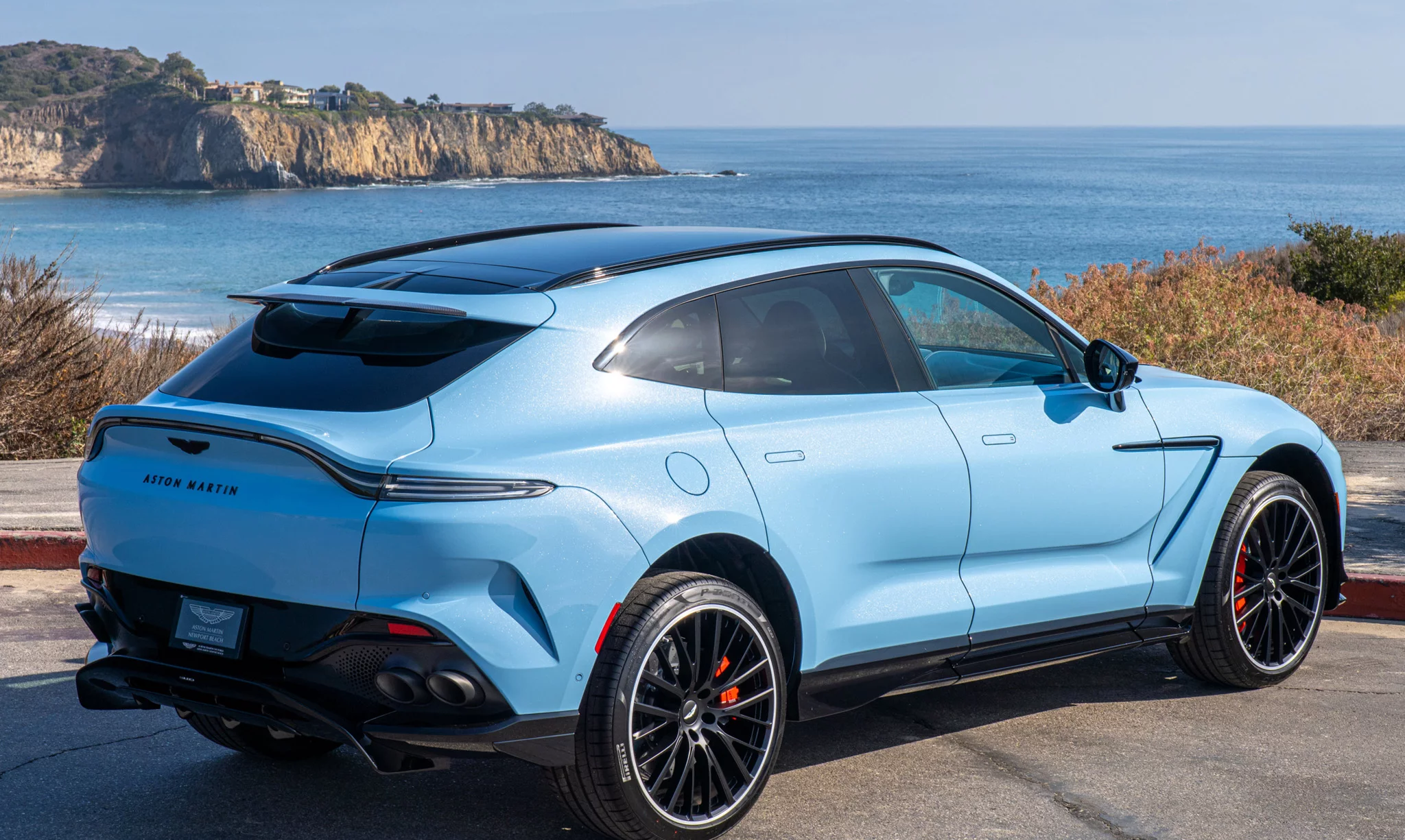 Frosted Glass Blue Aston Martin DBX