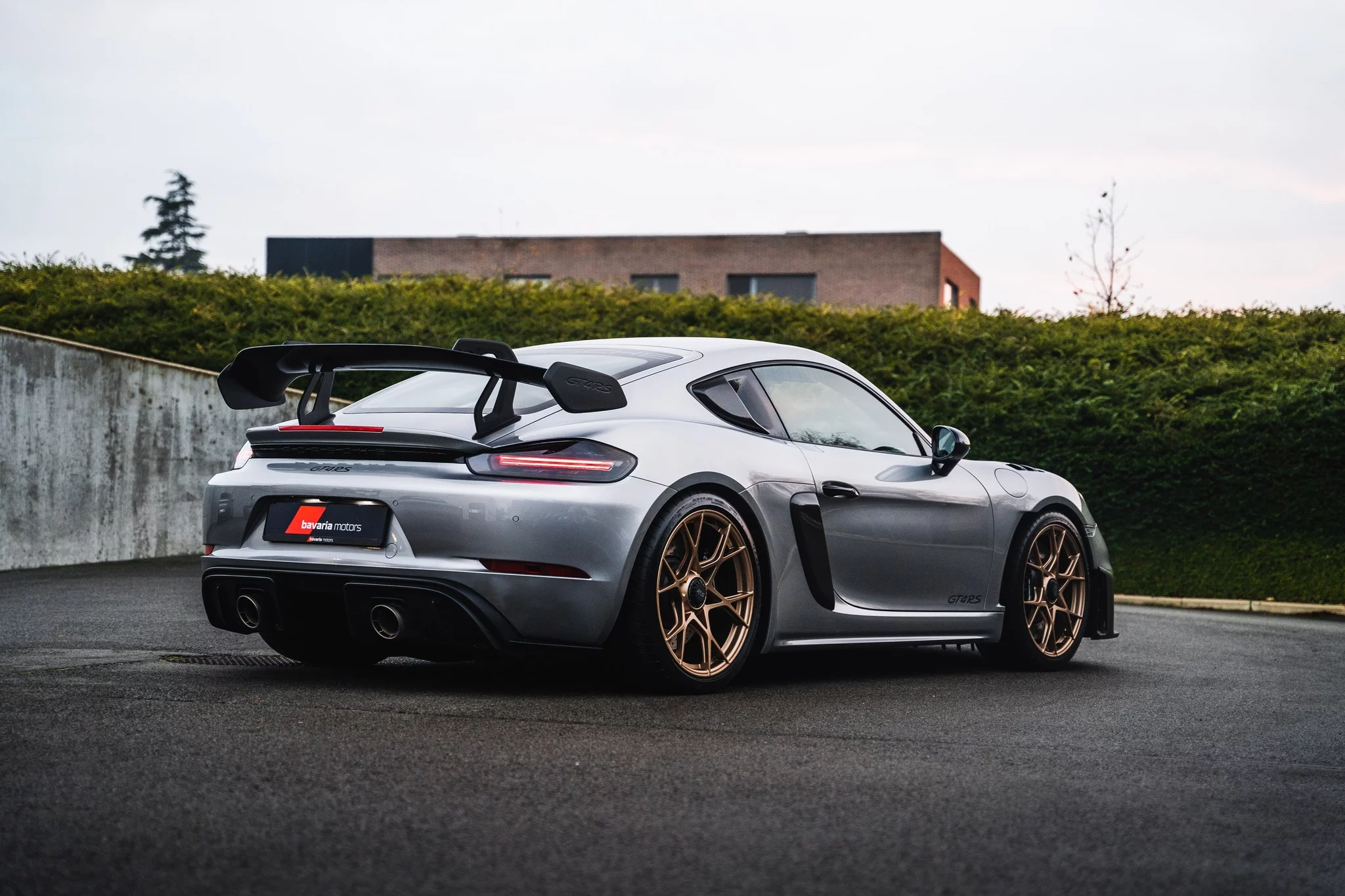 GT Silver Metallic Porsche 718 Cayman GT4 RS