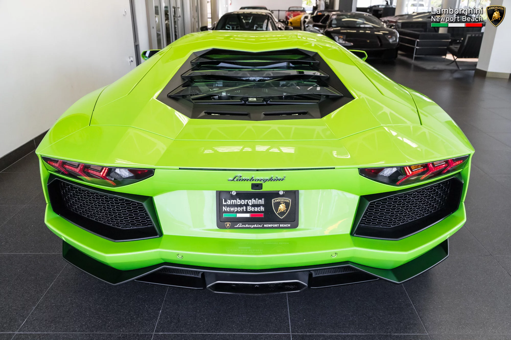 Verde Ithaca Lamborghini Aventador