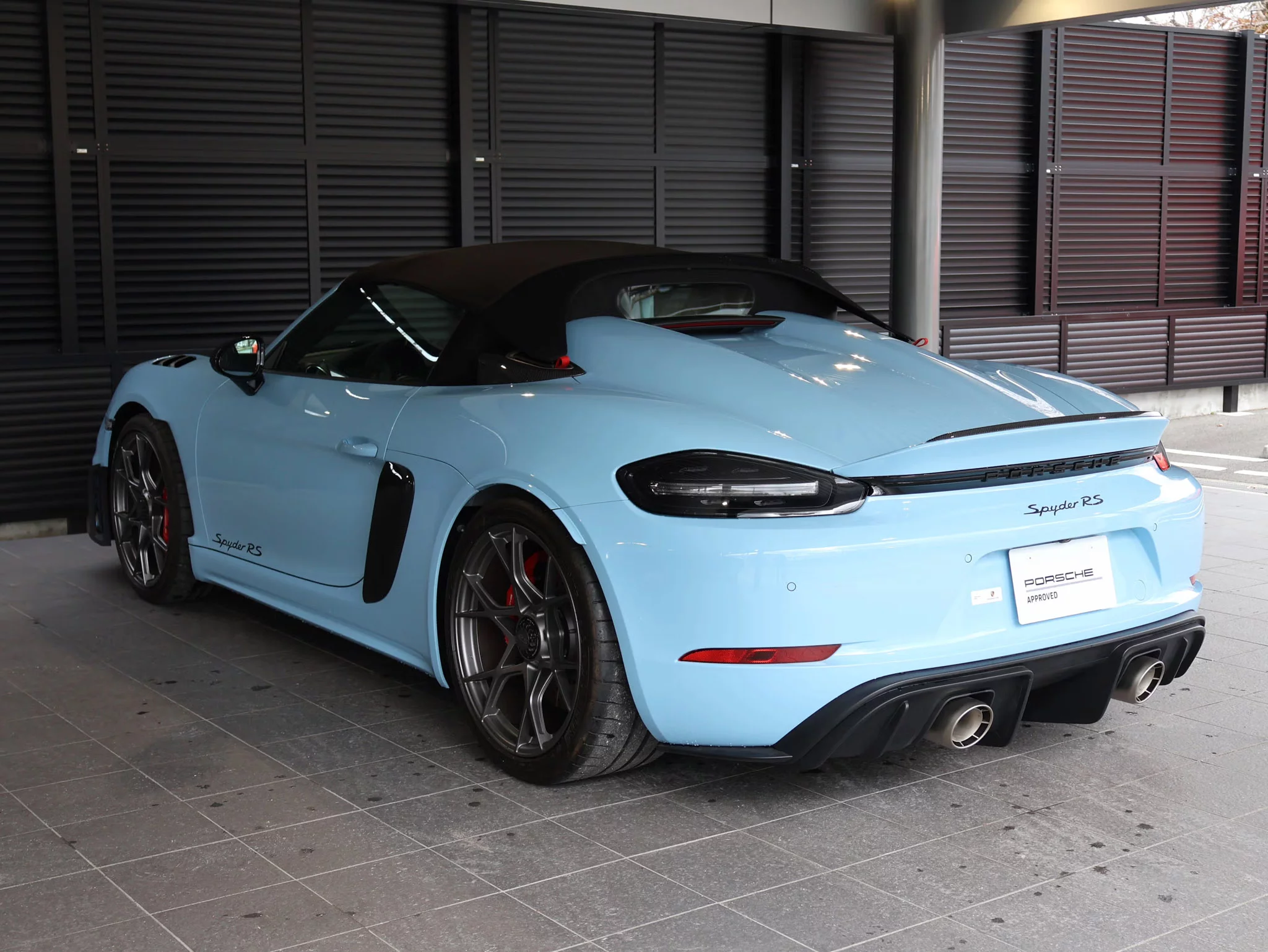 Gulf Blue Porsche 718 Spyder RS
